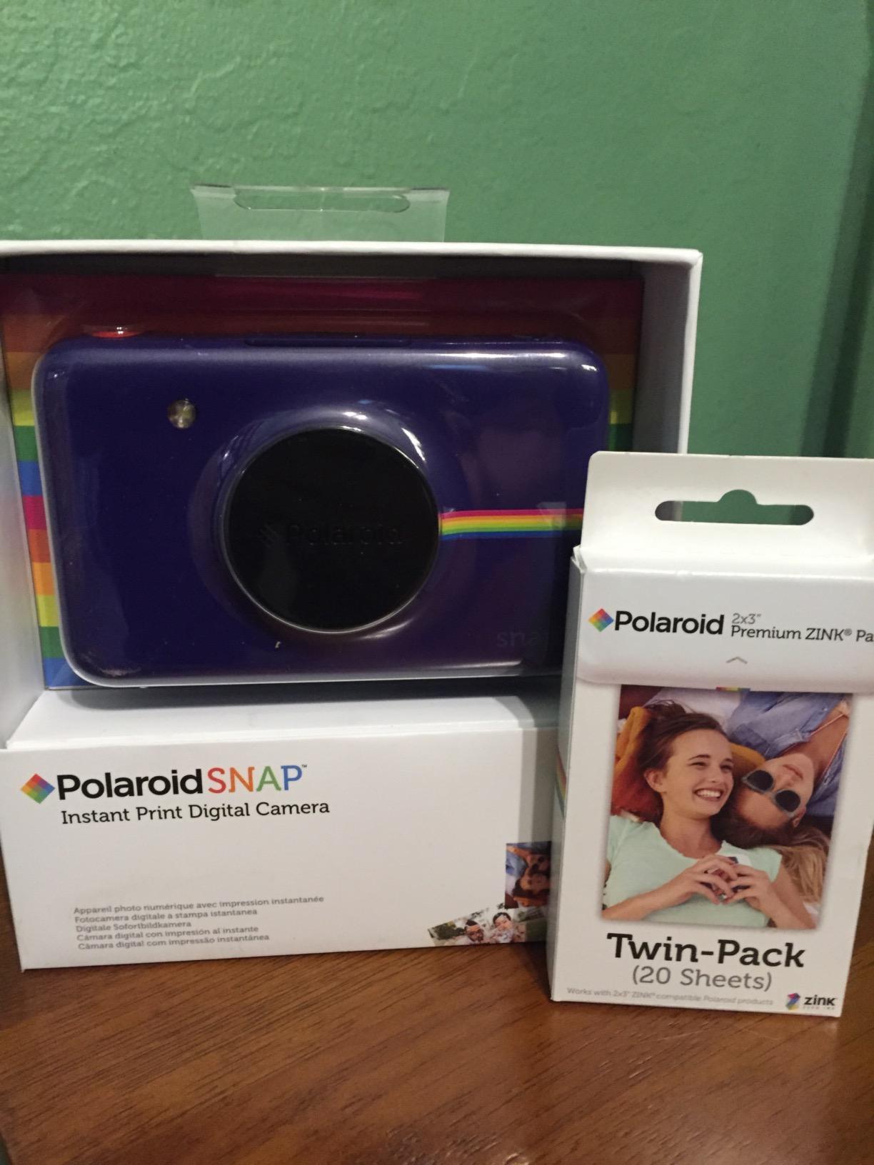 【Electronics】Zink Polaroid Snap Instant Digital Camera with ZINK Zero Ink Printing Technology