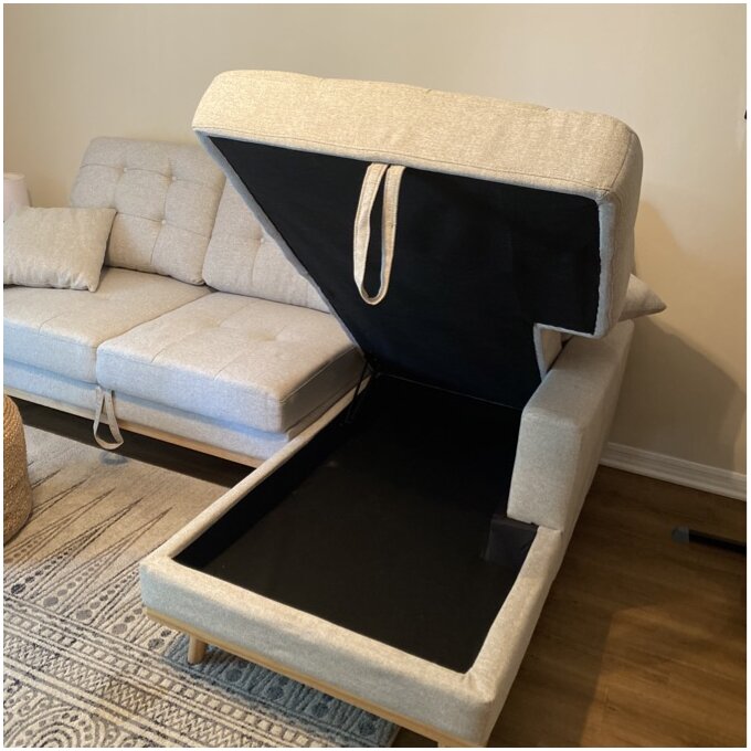 Jaheim 91'' Upholstered Sleeper Sofa