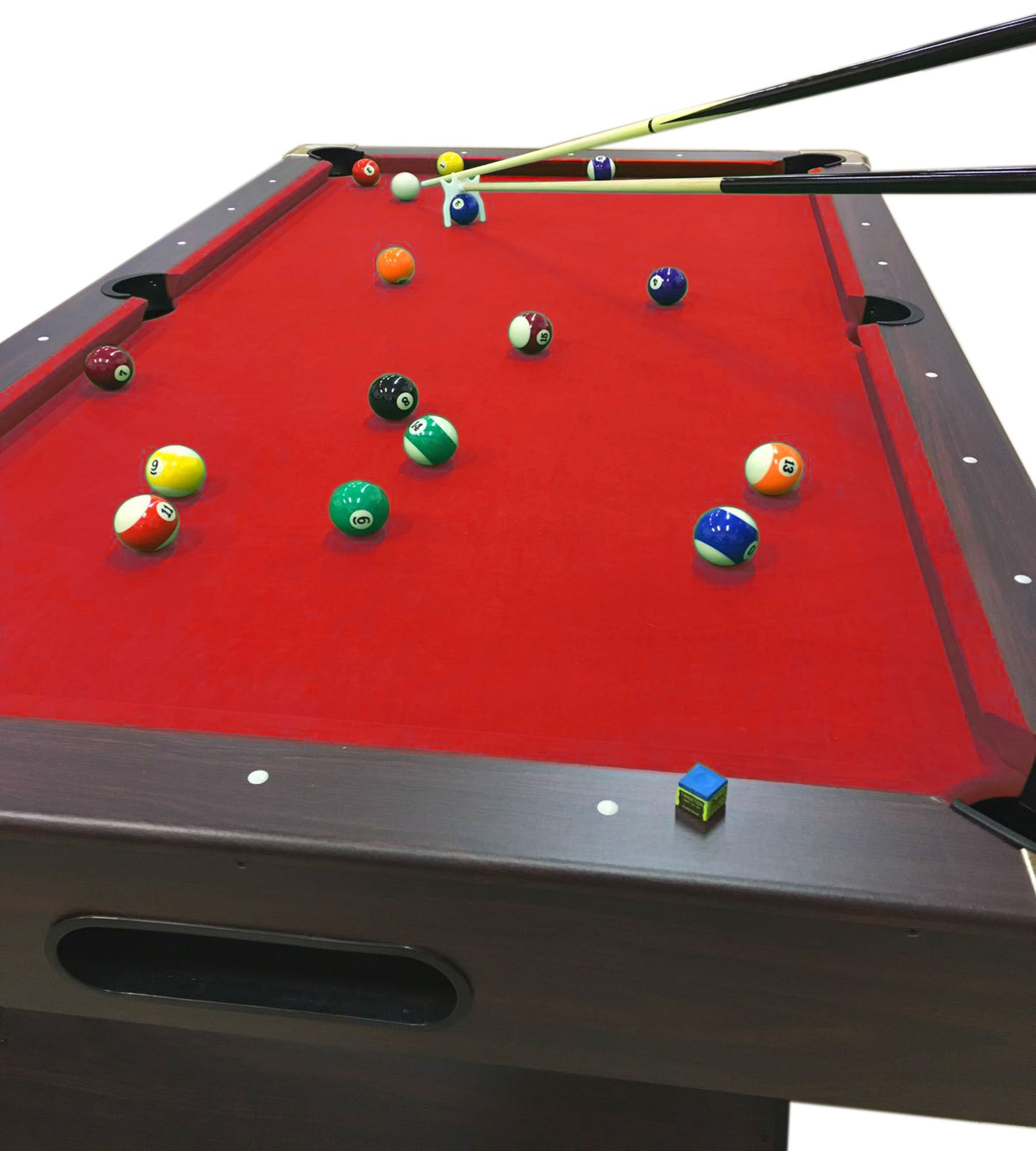 【Sports&Outdoors】7' Feet Billiard Pool Table Snooker Full Set Accessories Game Mod