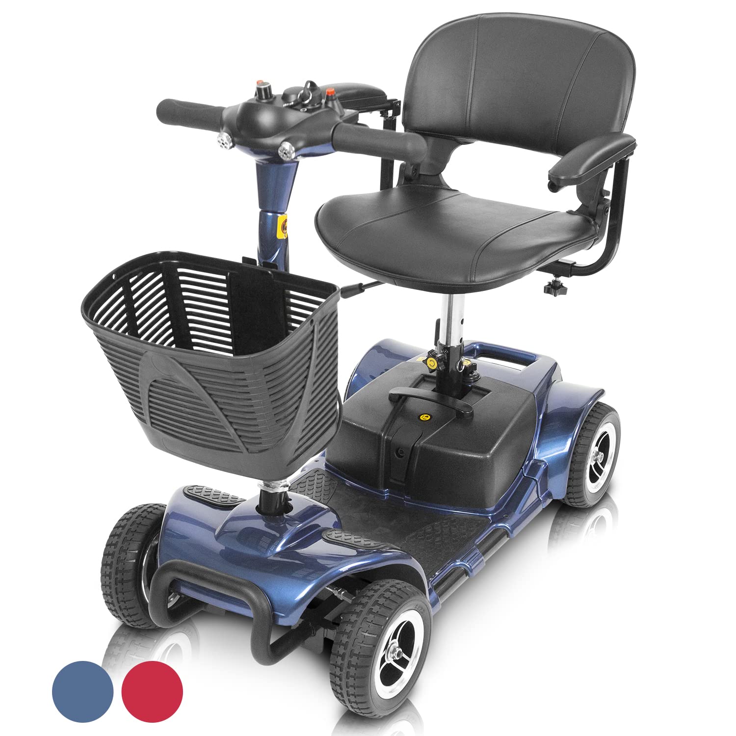 【Sports&Outdoors】Vive 4 Wheel Mobility Scooter - Electric Powered Wheelchair Device