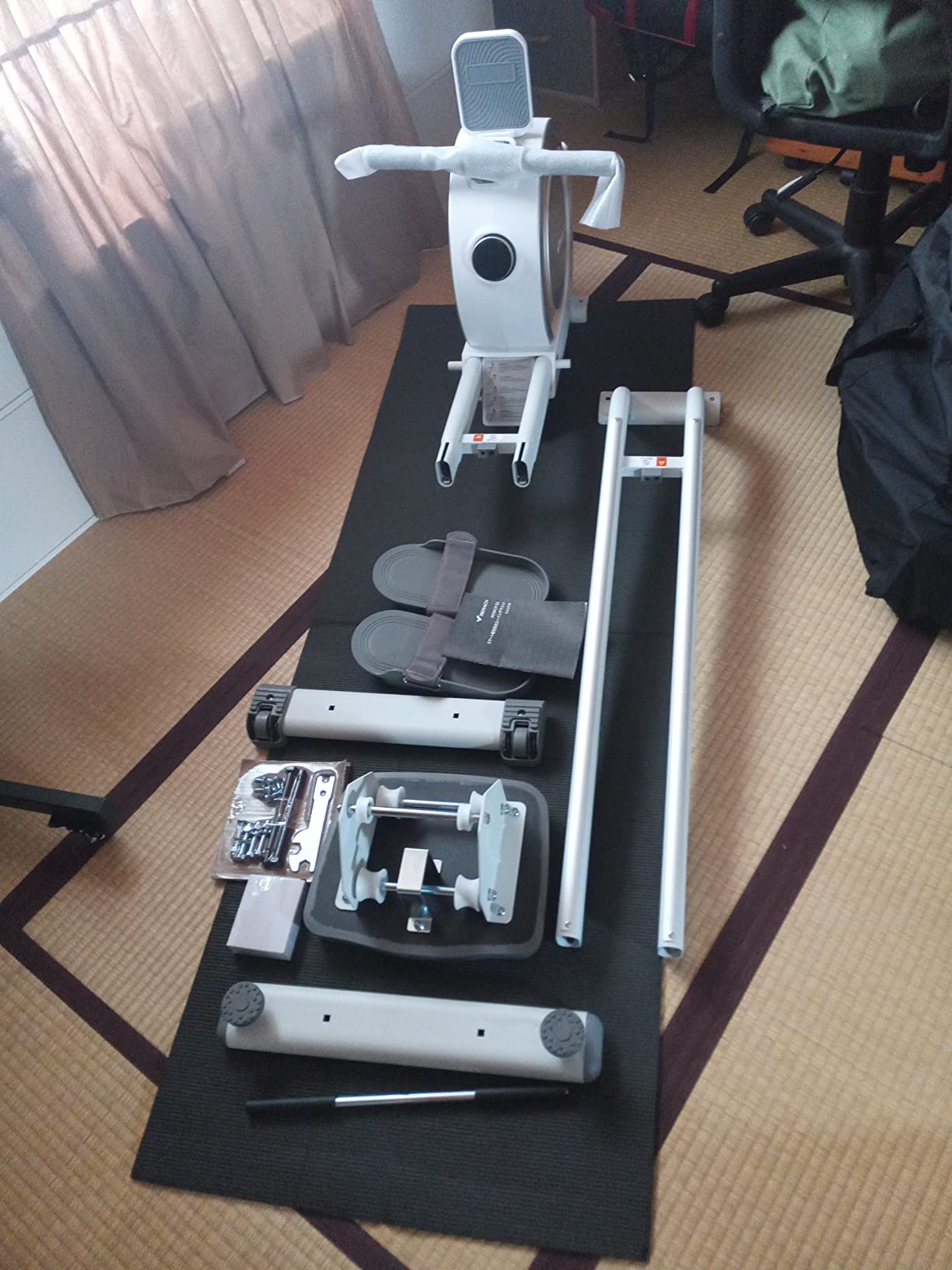 【Sports&Outdoors】Rowing Machine, MERACH Bluetooth Magnetic Rower Machine with Dual Slide Rail