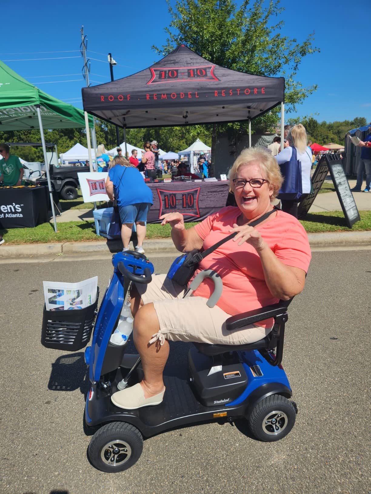 【Sports&Outdoors】Electric Mobility Scooter for Adults Wheelchair Device for Travel, Elderly