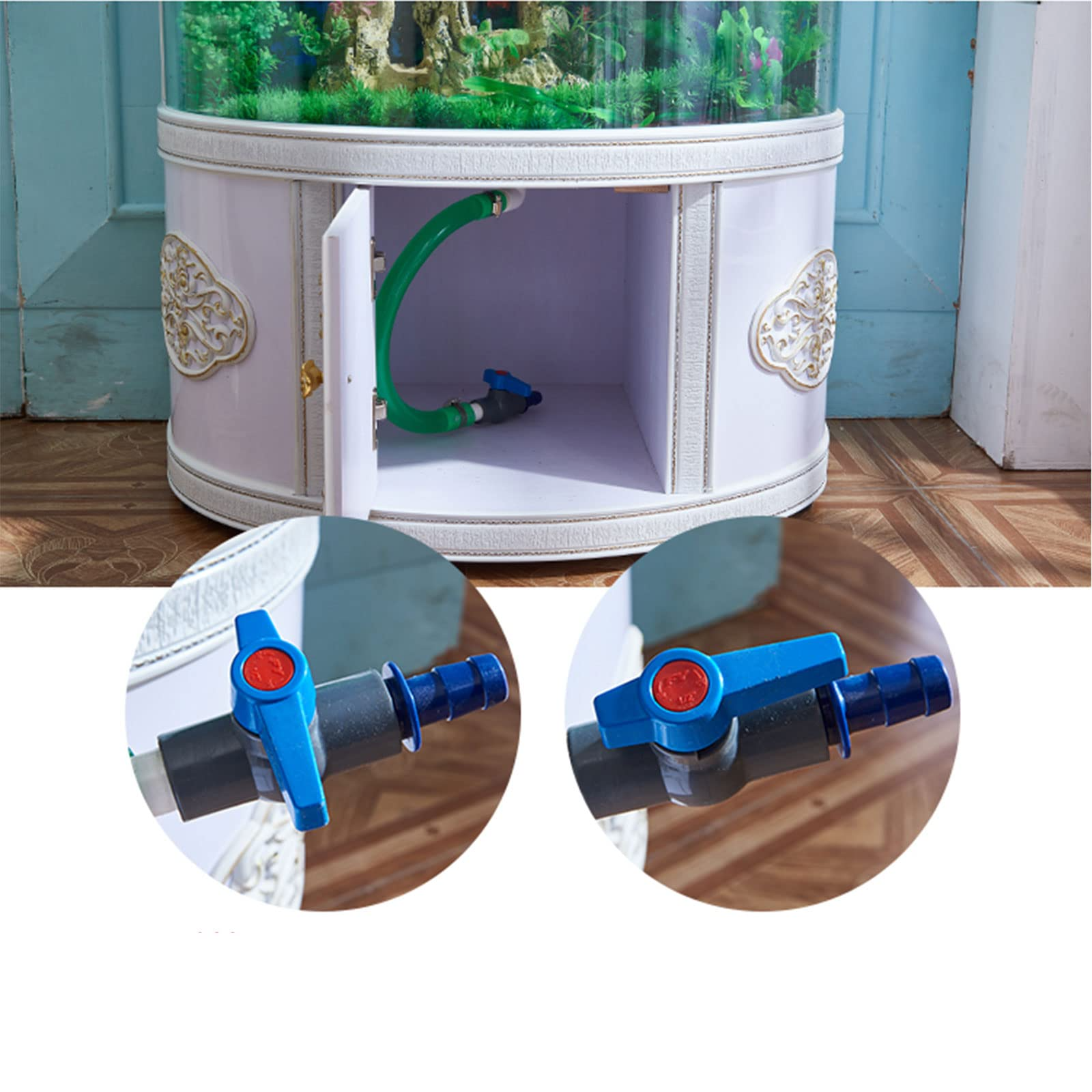 【Pet】Semi-Circular Fish Tank Aquarium Living Room Floor-To-Ceiling Free Water Change Ecological Glass Bar