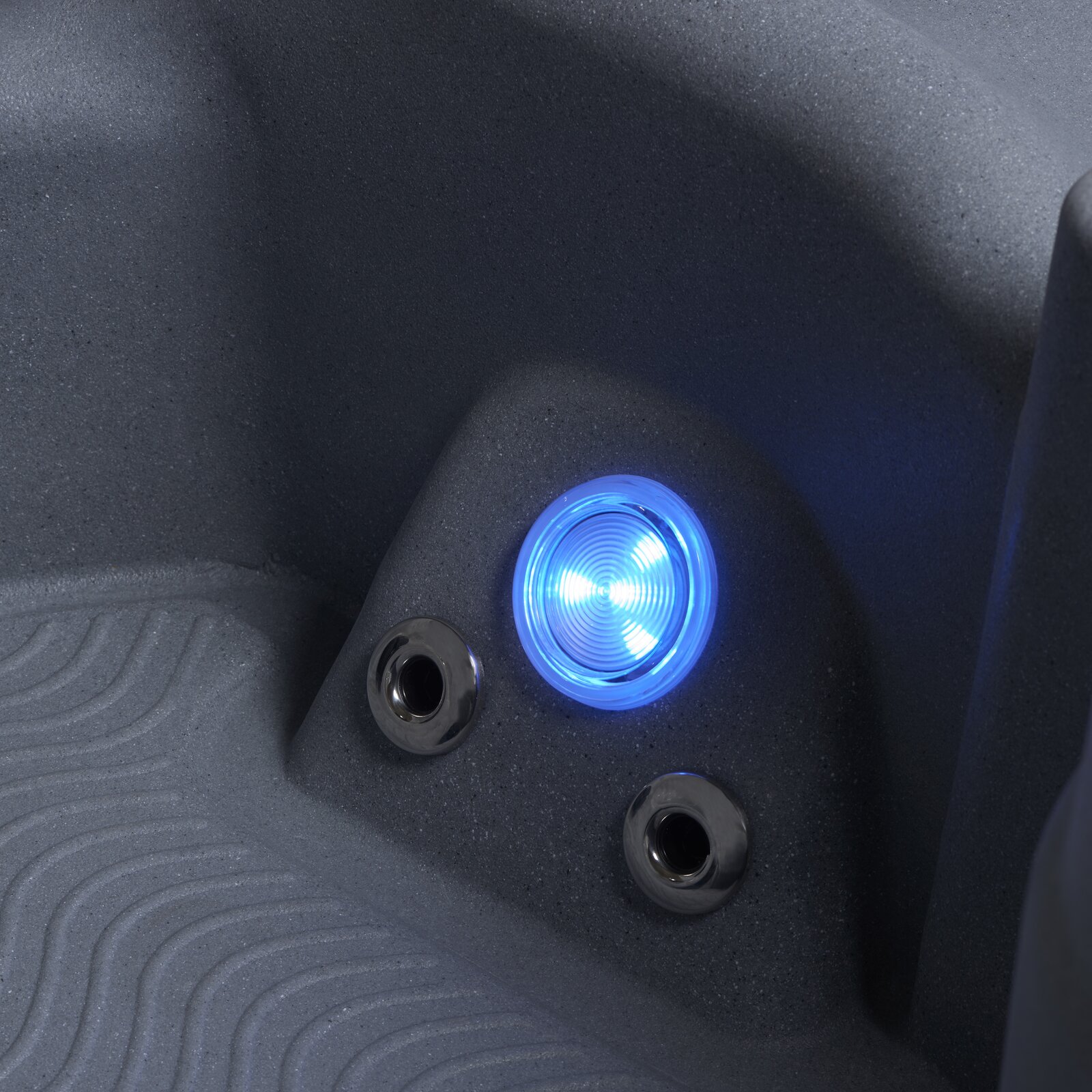 【Sports&Outdoors】Ohana Spas Soothe LS 6-Person 70 - Jet Square Hot Tub with Heater. Ozone and Ice Bucket