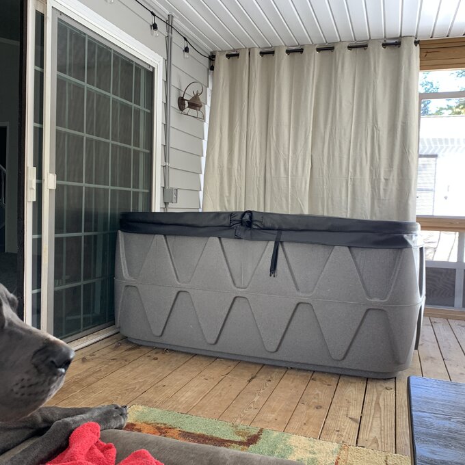 【Sports&Outdoors】Aquarest Spas, 5 - Person 29 - Jet Square Plug And Play Hot Tub with Ozonator