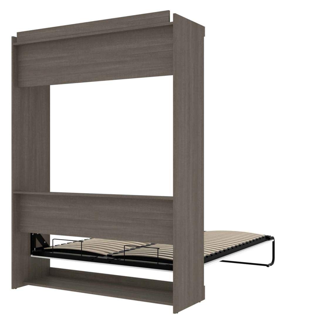 【Furniture】Nebula Queen Murphy Bed, 65-inch Space-Saving Wall Bed for Guest Room, Home Office, Home Gym