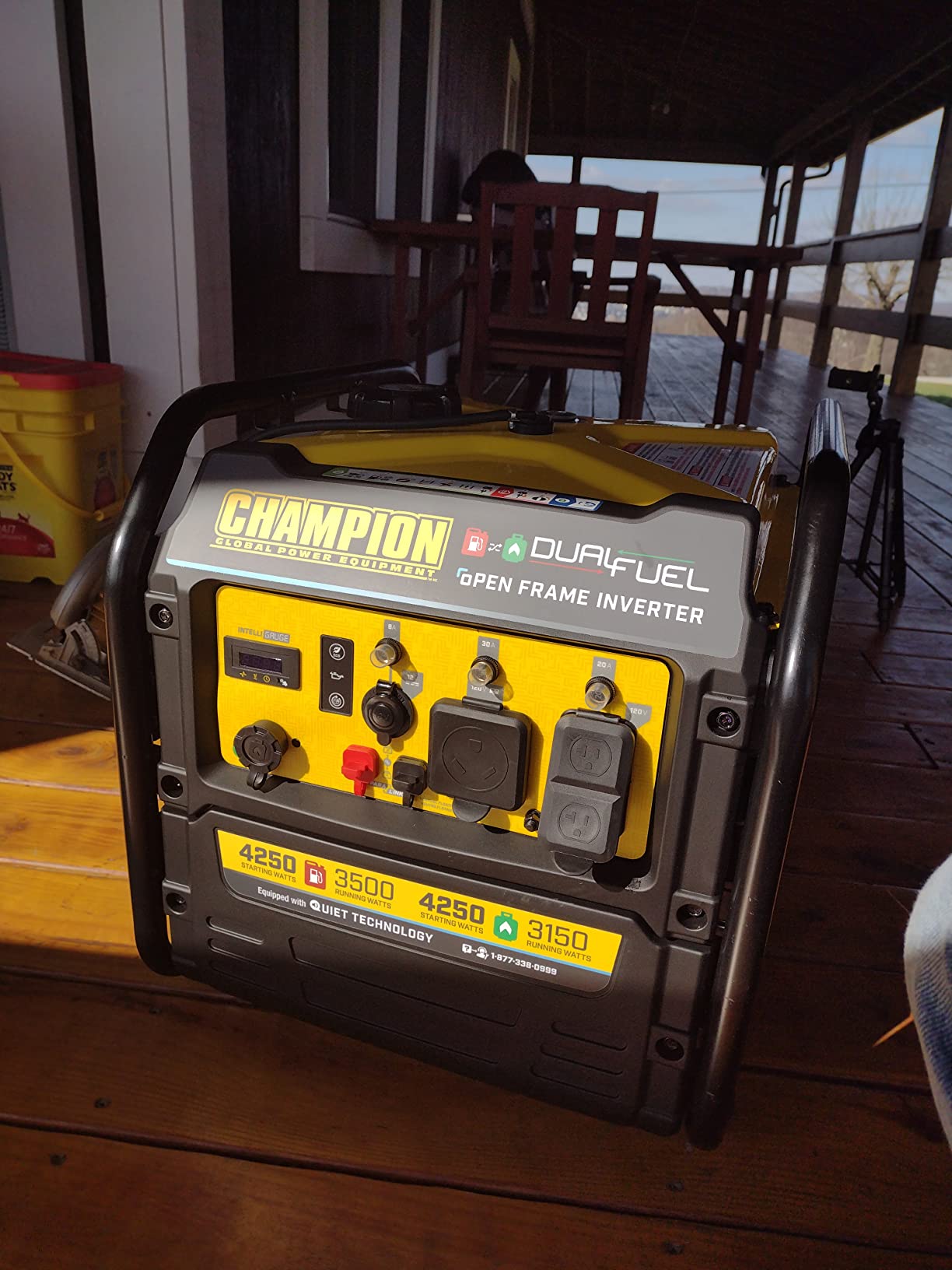【Appliances】Champion Power Equipment 200954 4250-Watt RV Ready Open Frame Inverter Generator