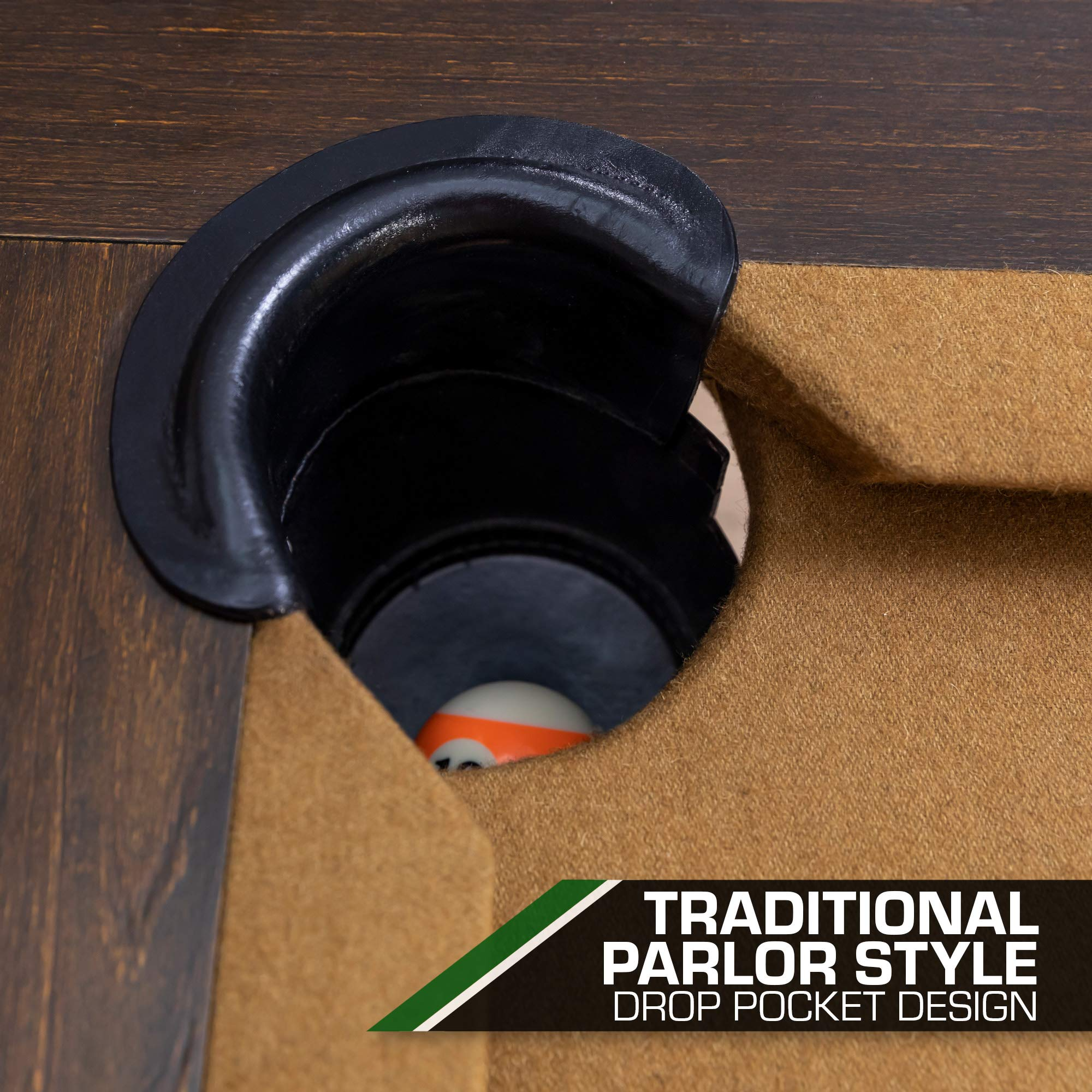 【Sports&Outdoors】Professional Grade Billiard Tables - Perfect for Family Game Room, Adult rec Room, Basements