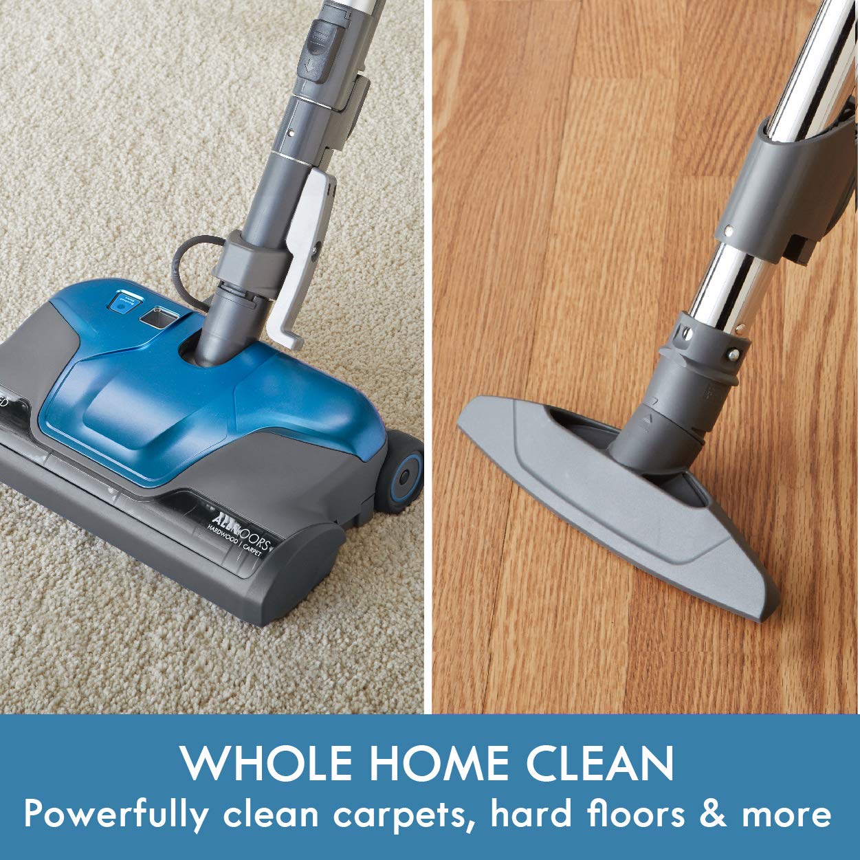 【Appliances】Canister Vacuum Cleaner 2-Motor Power Suction with Pet PowerMate & Cleaning Tools