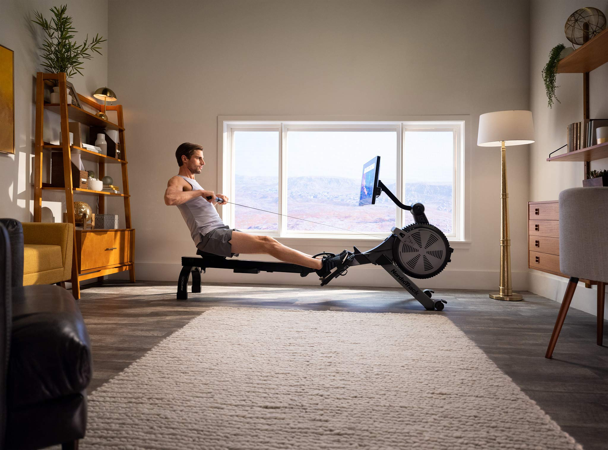 【Sports&Outdoors】NordicTrack Smart Rower with 10” HD Touchscreen and 30-Day iFIT Family Membership