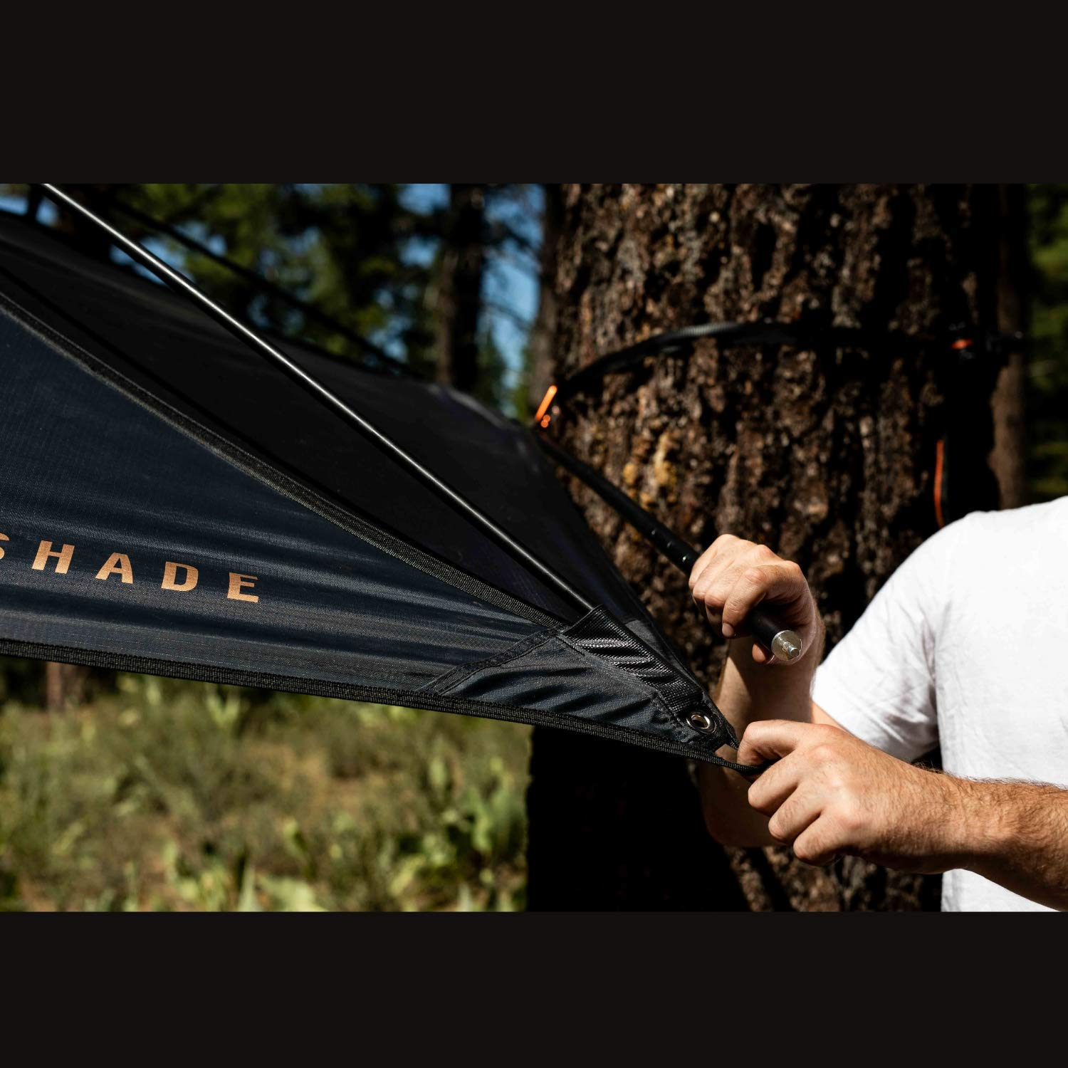 【Sports&Outdoors】Portable Vehicle Awning, Large 9' x 7' Shade Coverage for Trucks SUVs Vans Campers