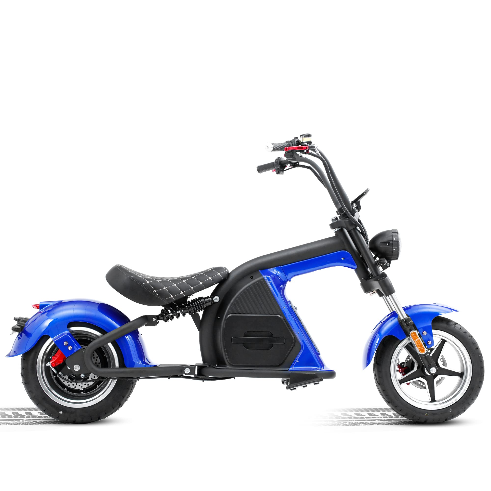 【Sports&Outdoors】Eahora M8 2000W 37MPH Electric Moped for Adults Street Legal, 60V 30Ah