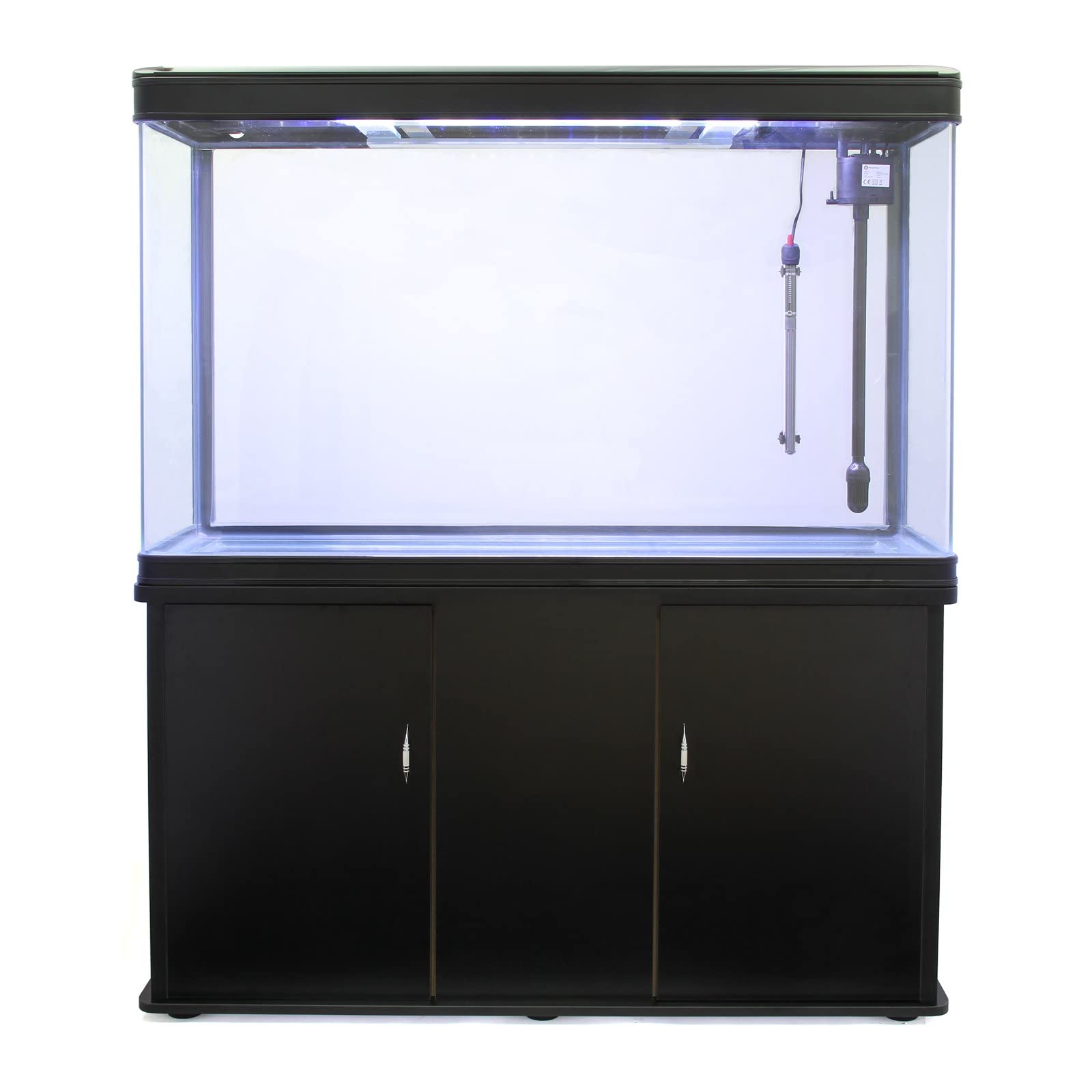 Large Fish Tank Aquarium 4ft 300L Marine Tropical Salt Water Freshwater & Complete Starter Kit