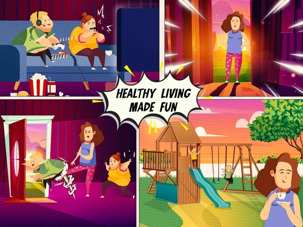 【Sports&Outdoors】Wooden Playhouse Climbing Frame Childrens Outdoor Play Tower Monkey Bar Swing Set