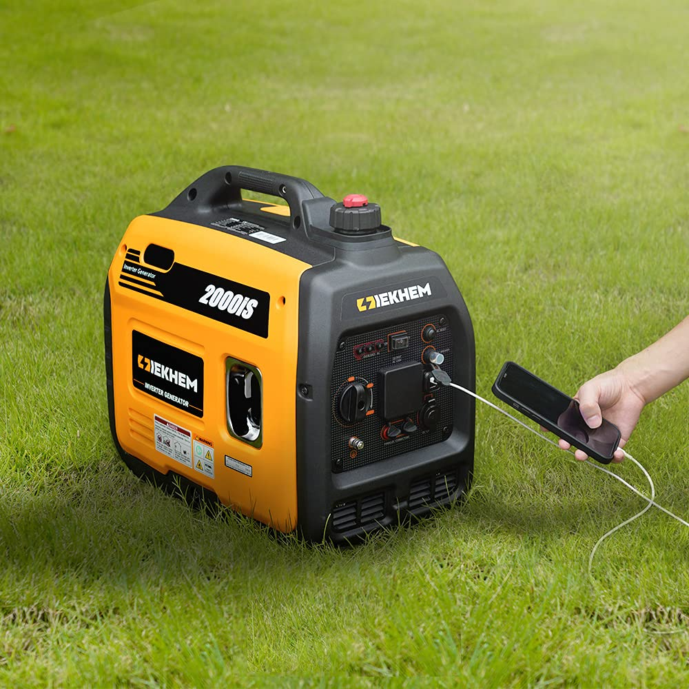 【Appliances】2000W Portable Inverter Generator Petrol Silent Pure Sine Wave Generator