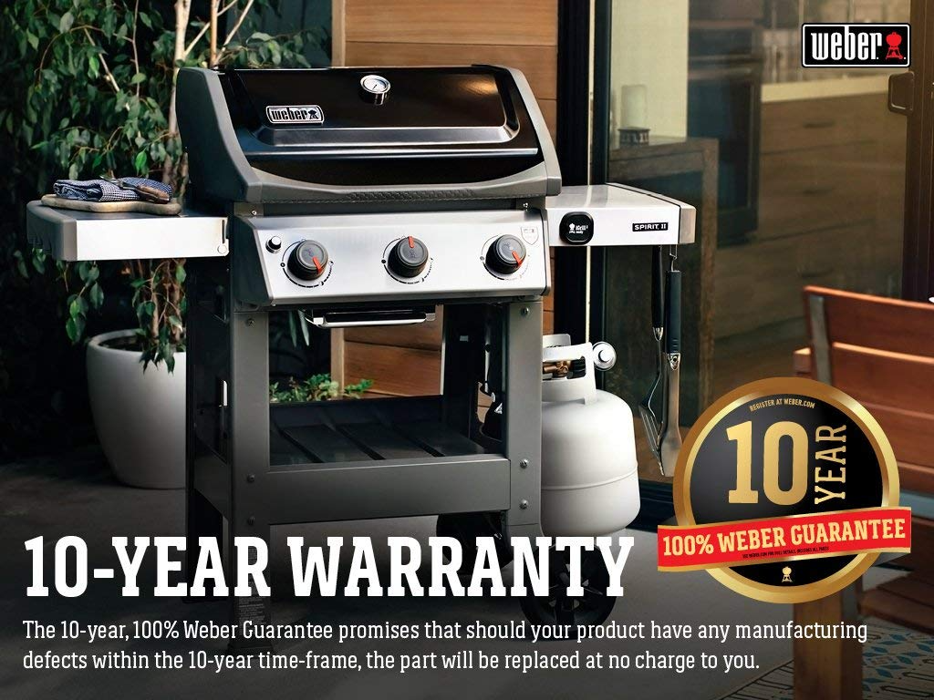 【Appliances】Weber Spirit II E-310 3-Burner Liquid Propane Grill