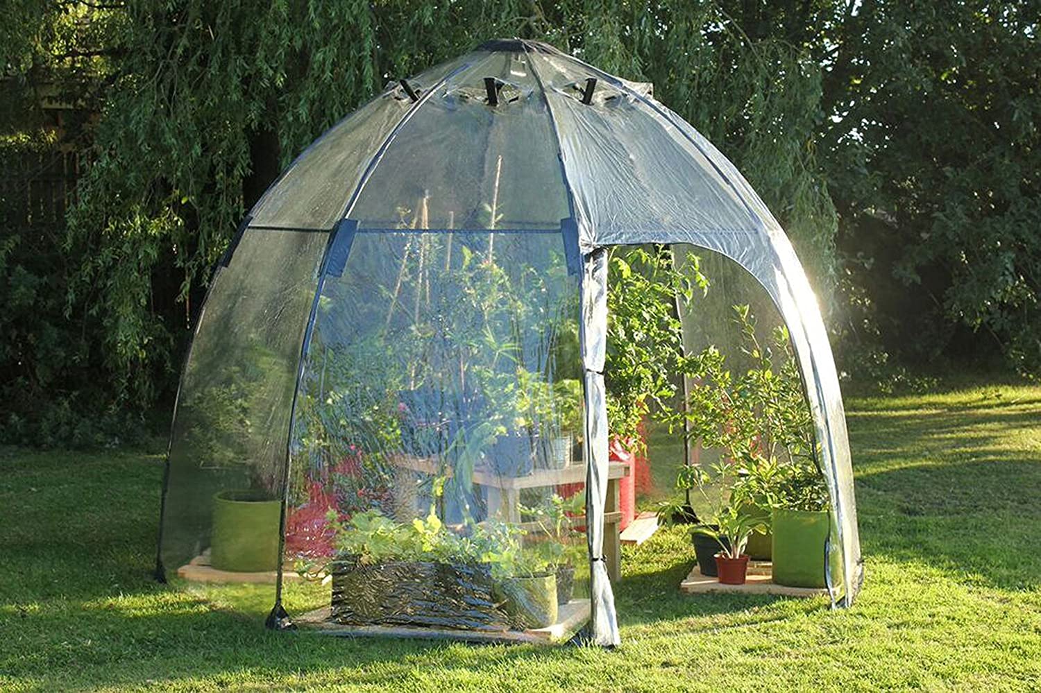 【Home&Garden】Haxnicks Garden Sunbubble Portable Outdoor Greenhouse, Garden Bed Cover & Igloo, Large
