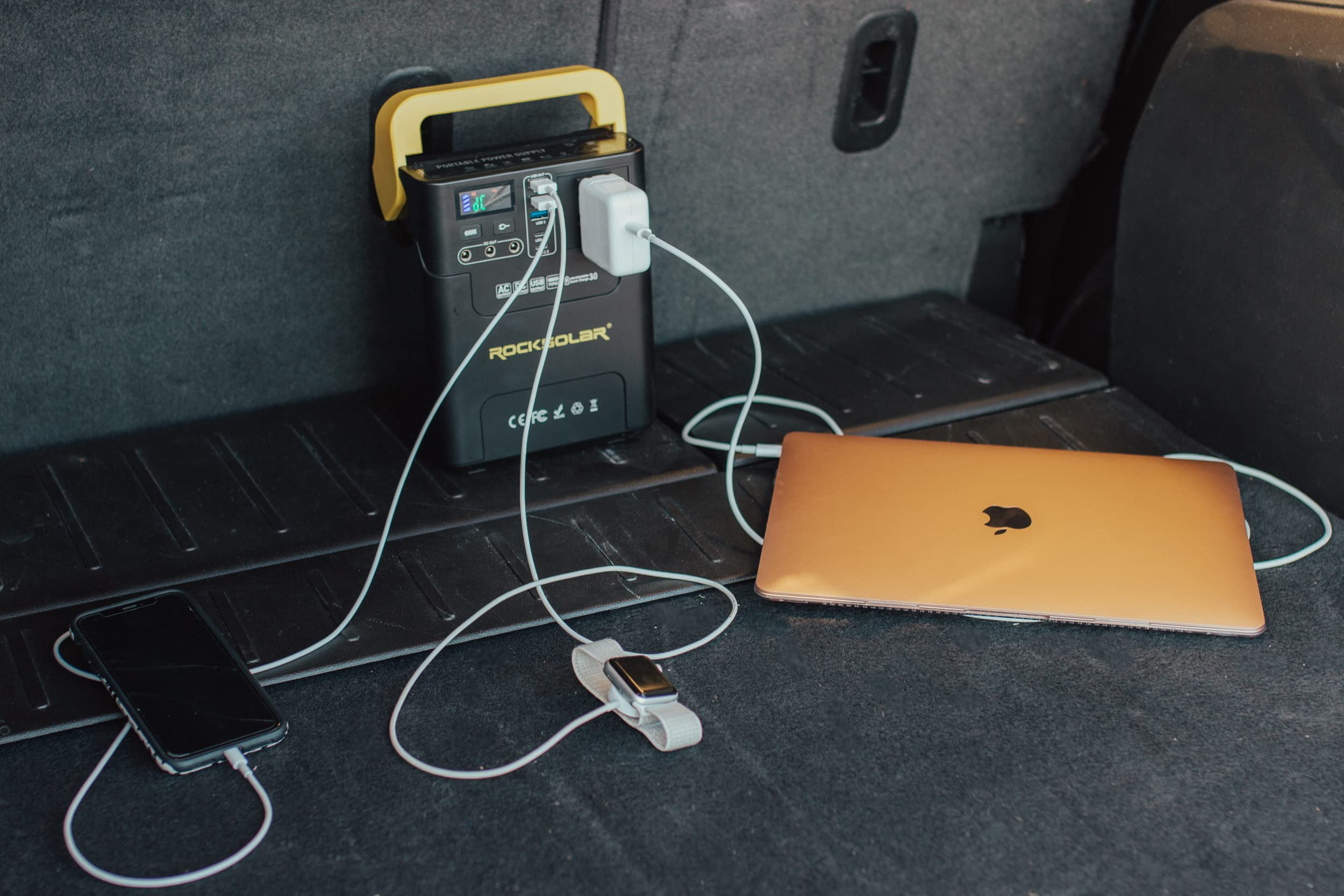 【Appliances】Power Station with Solar Panel - RS328 100W Portable Power Generator