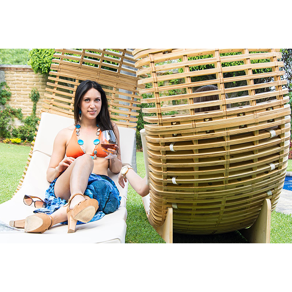 【Home&Garden】Double Chaise Longue