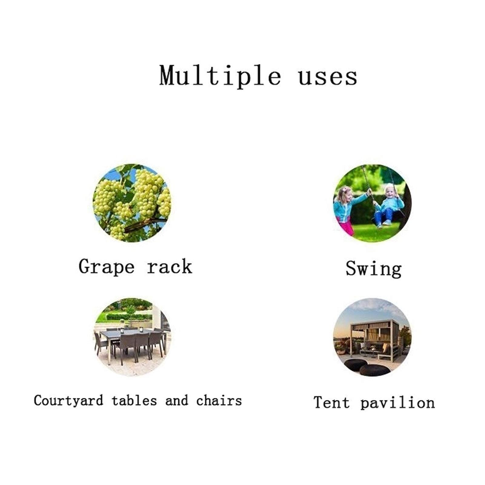 【Gazebo】Outdoor Gazebo Swing Grape Rack Anti-Corrosion Wood Aluminum Alloy