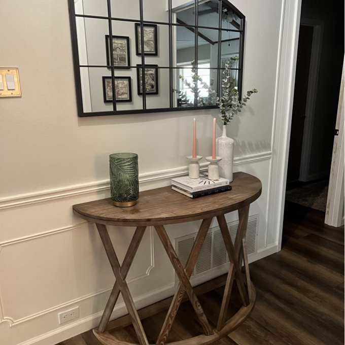 【Home Improvement】Kaxton Window Pane Metal Mirror