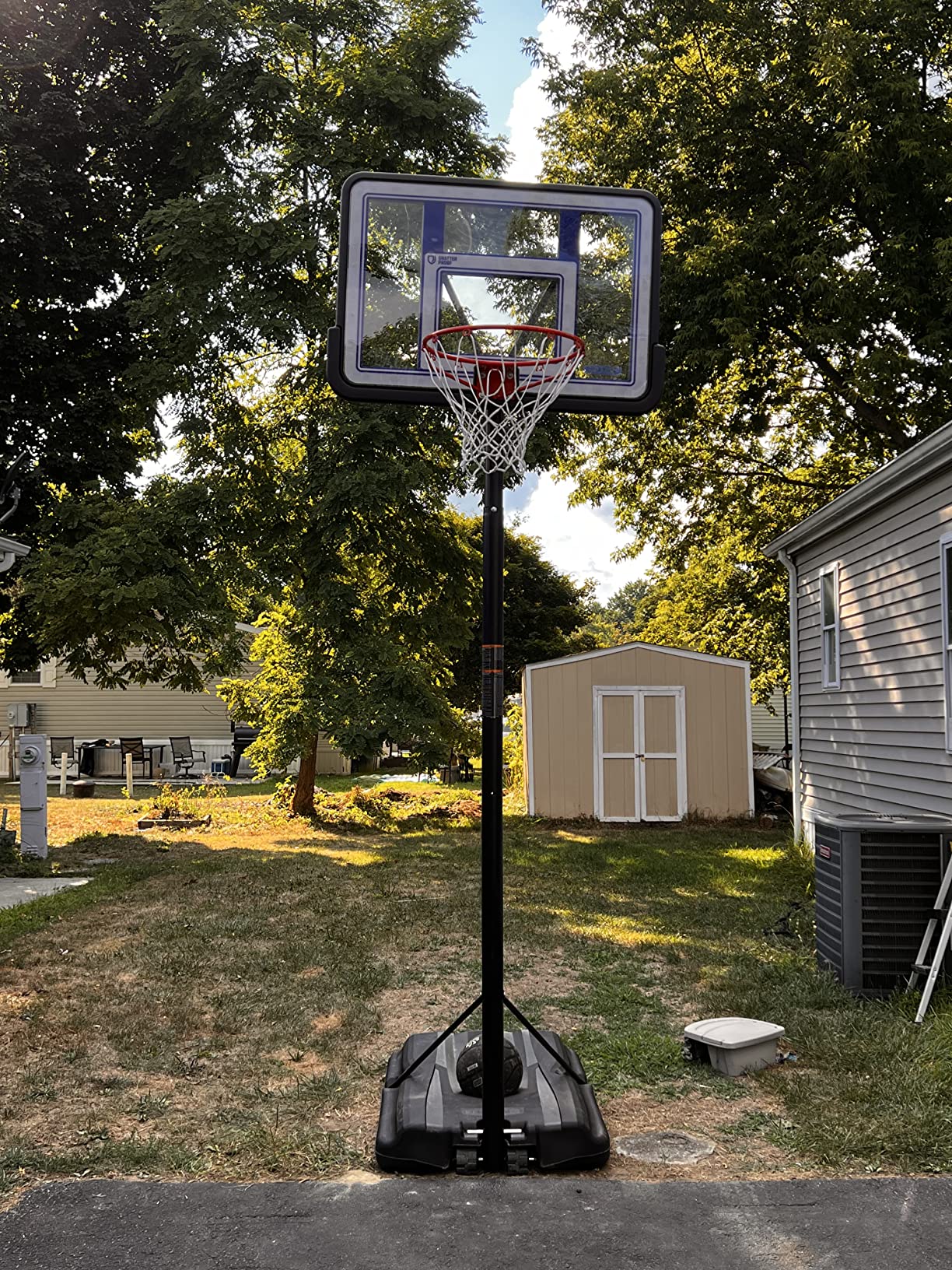 【Sports&Outdoors】Lifetime Pro Court Height Adjustable Portable Basketball System