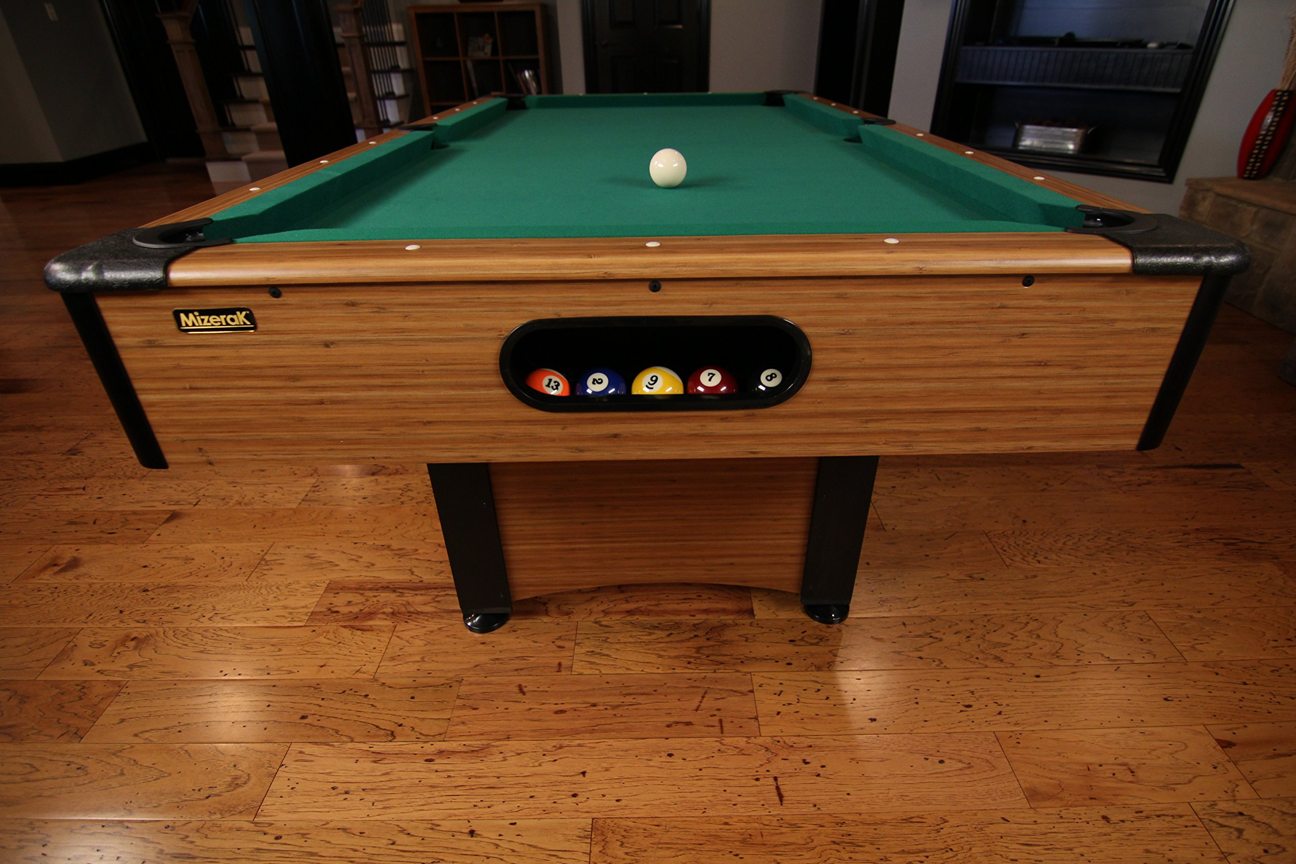 【Sports&Outdoors】Dynasty Space Saver 6.5' Billiard Table with Leg Levelers, Automatic Ball Return