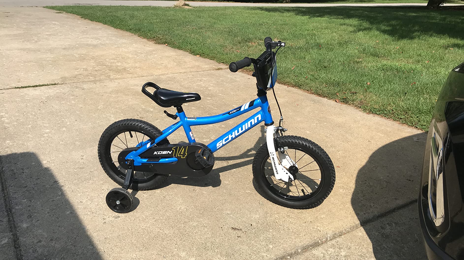 【Sports&Outdoors】Koen & Elm Toddler and Kids Bike, 12-18-Inch Wheels, Training Wheels Included