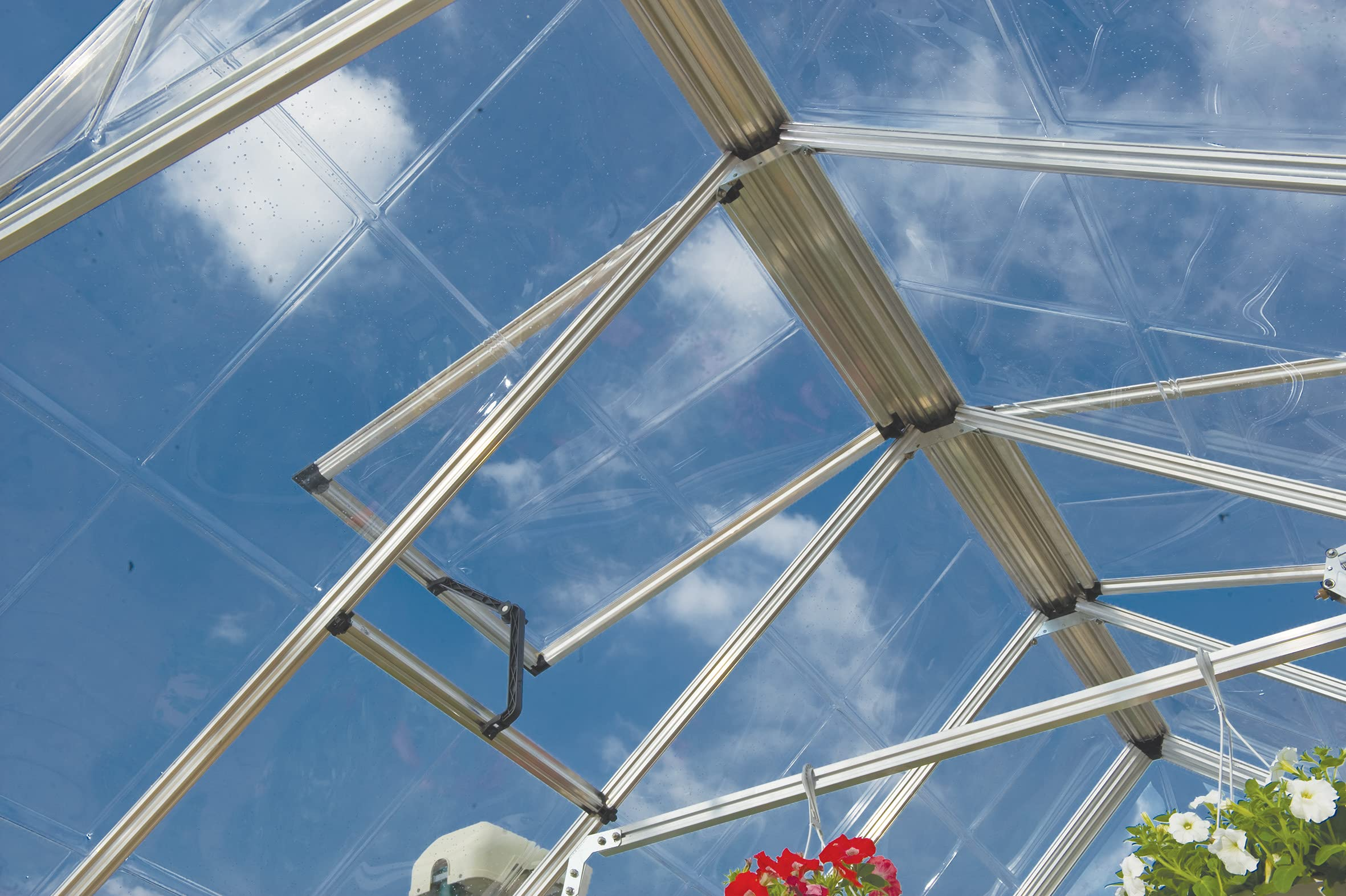 【Home&Garden】Snap & Grow Hobby Greenhouse, 8' x 8' x 9', Silver