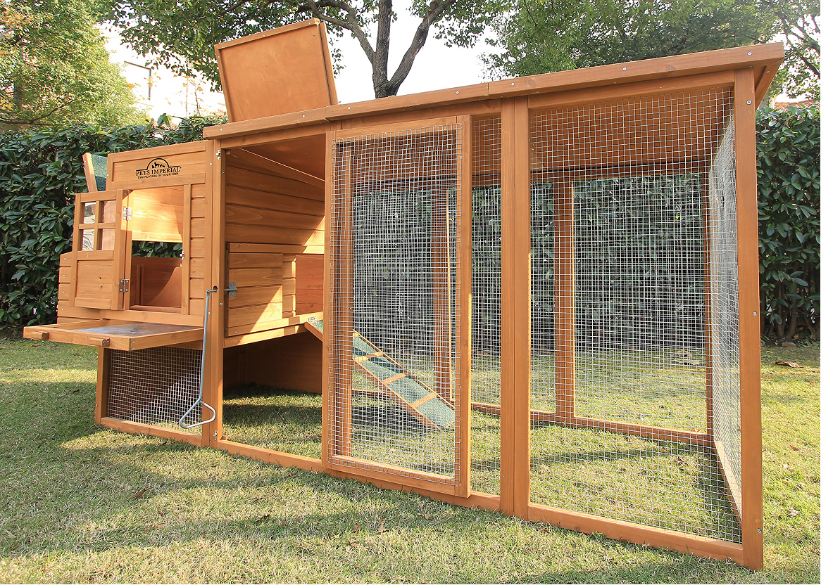 【Home&Garden】Arlington Chicken Coop with Extra Long Run 8ft2.5m & Ashpalt Roof Suitable for 46 Birds