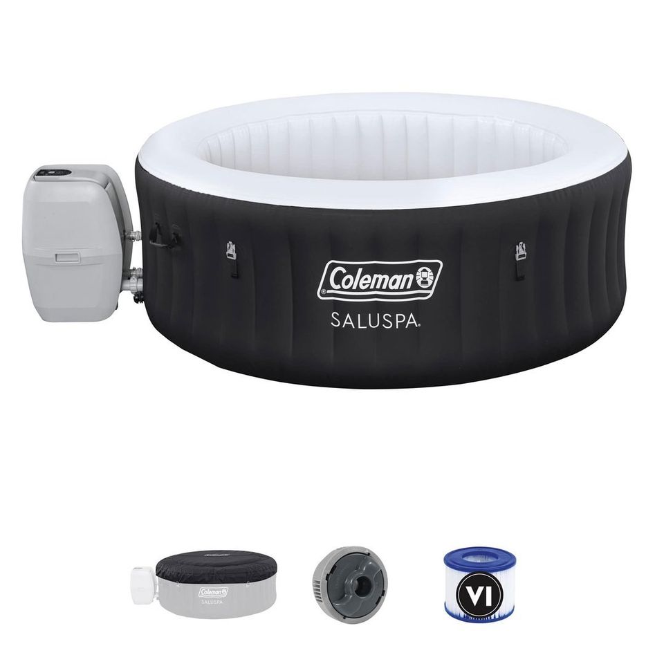 【Sports&Outdoors】Coleman SaluSpa Inflatable Hot Tub Portable Hot Tub W Heated Water System
