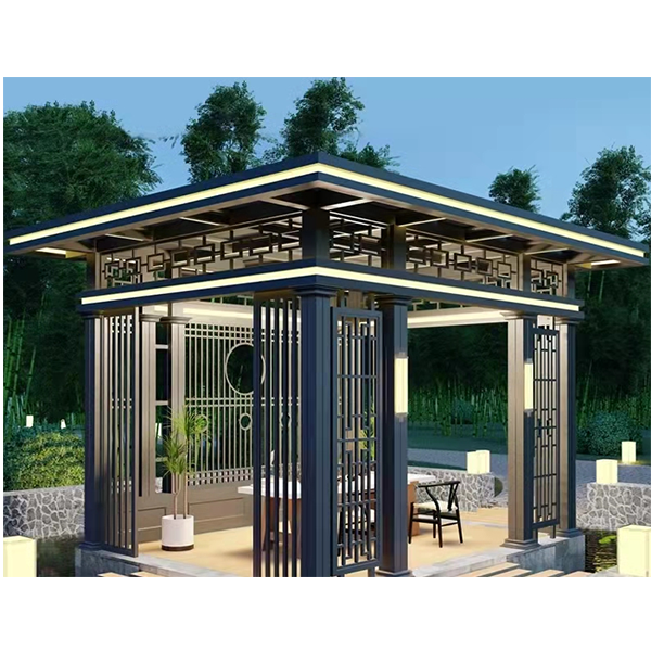 【Gazebo】Courtyard Outdoor Four-Corner Terrace Gazebo