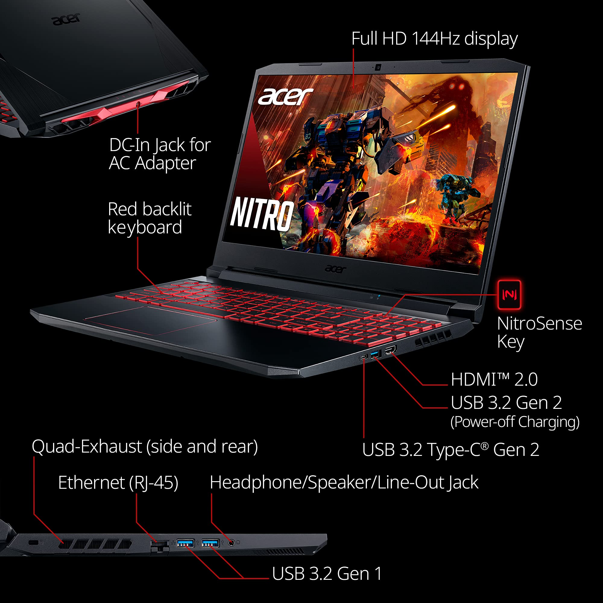 【Electronics】Gaming Laptop | Intel Core i5-10300H | 15.6