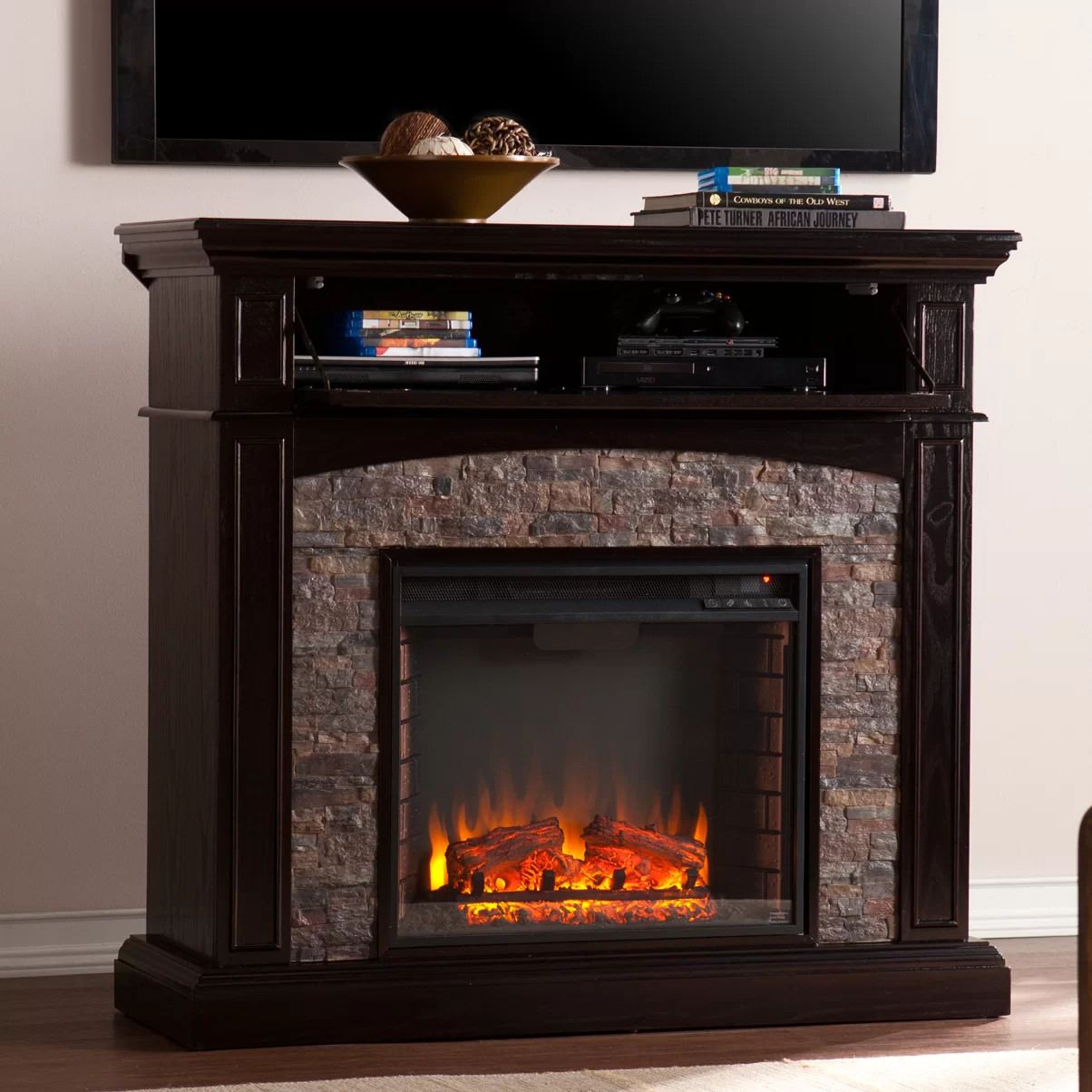 【Home Improvement】Codd 45.5'' W Electric Fireplace