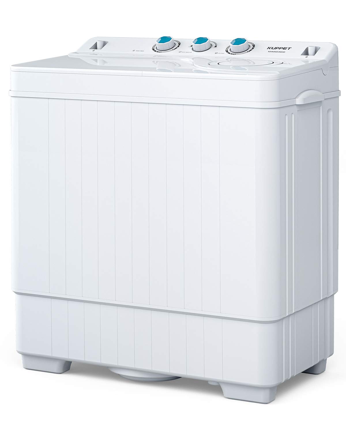 【Appliances】KUPPET Compact Twin Tub Portable Mini Washing Machine 26lbs Capacity, Washer & Spiner