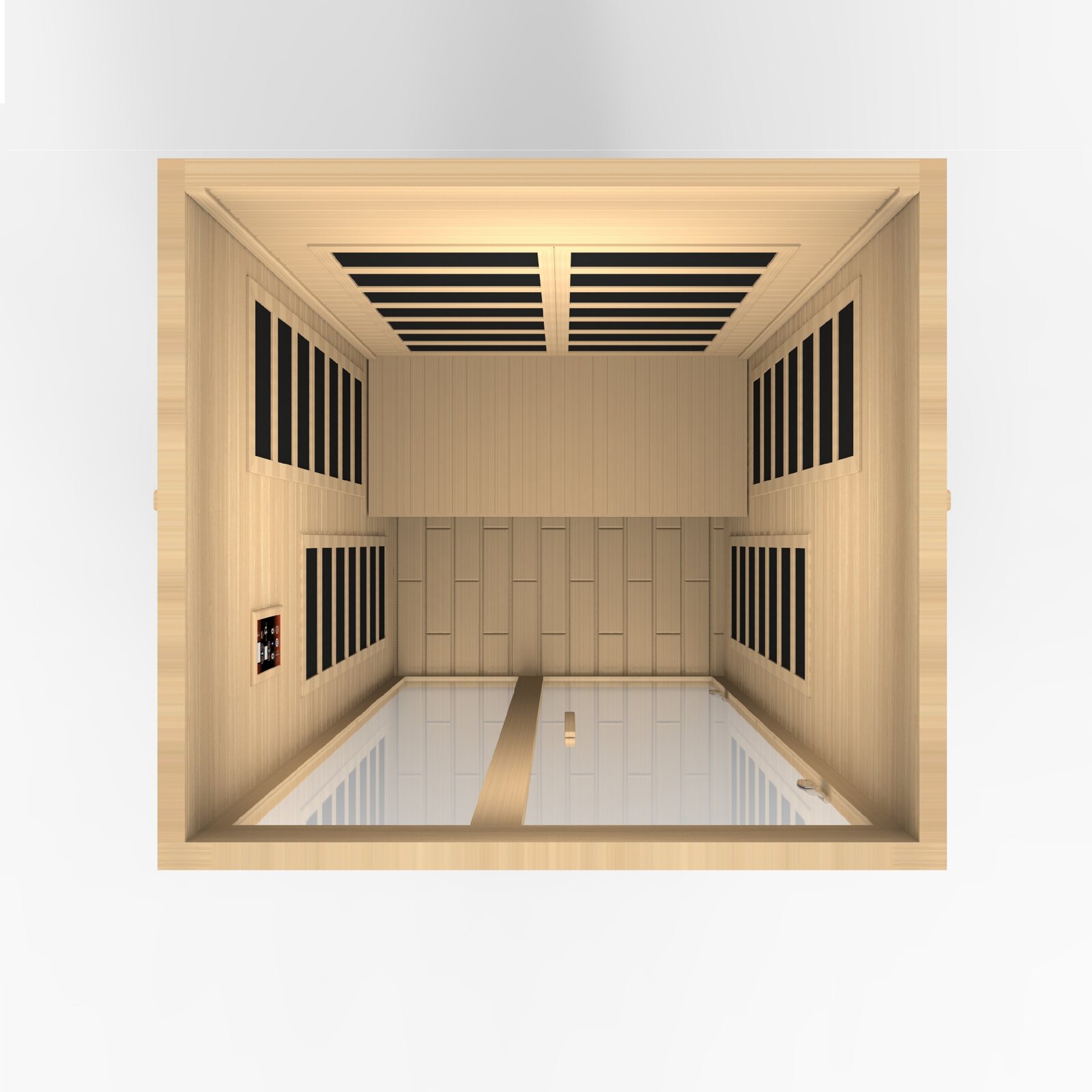 【Sports&Outdoors】Dynamic Infrared Santiago 2 - Person Indoor FAR Infrared Sauna in Hemlock