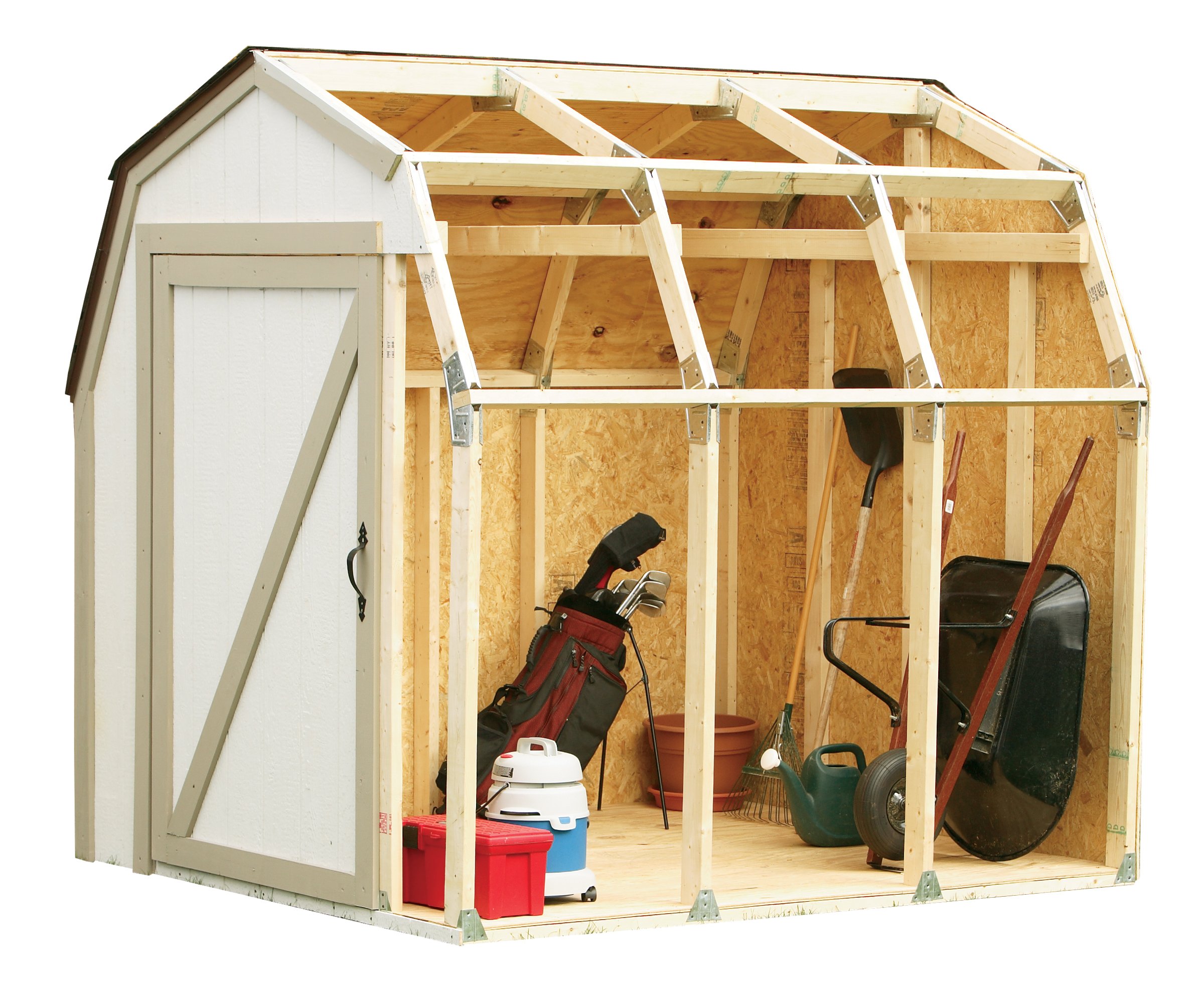 【Storage Shed】2x4basics Shed Kit with Peak Roof