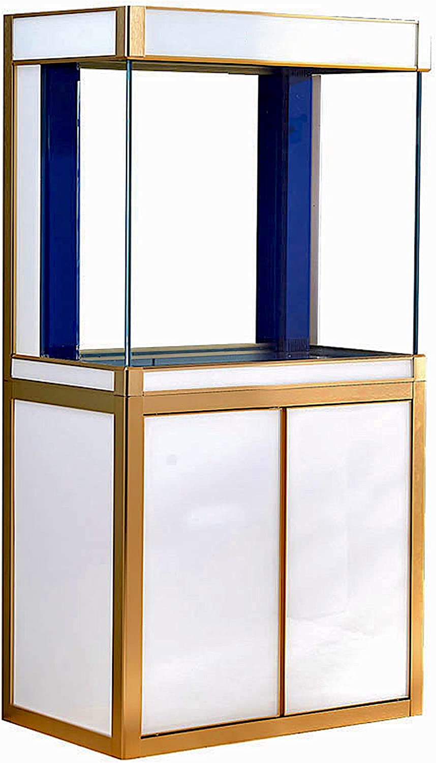 【Pet】170 Gallon Aquarium Fish Tank LED Light Pump Freshwater Filter Upright Fishtank Stand