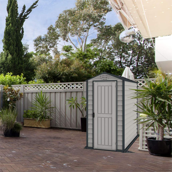 【Storage Shed】Duramax EverMore 4 x 6 ft. Plastic Garden Shed Waterproof and Corrosion Resistant《NO8》