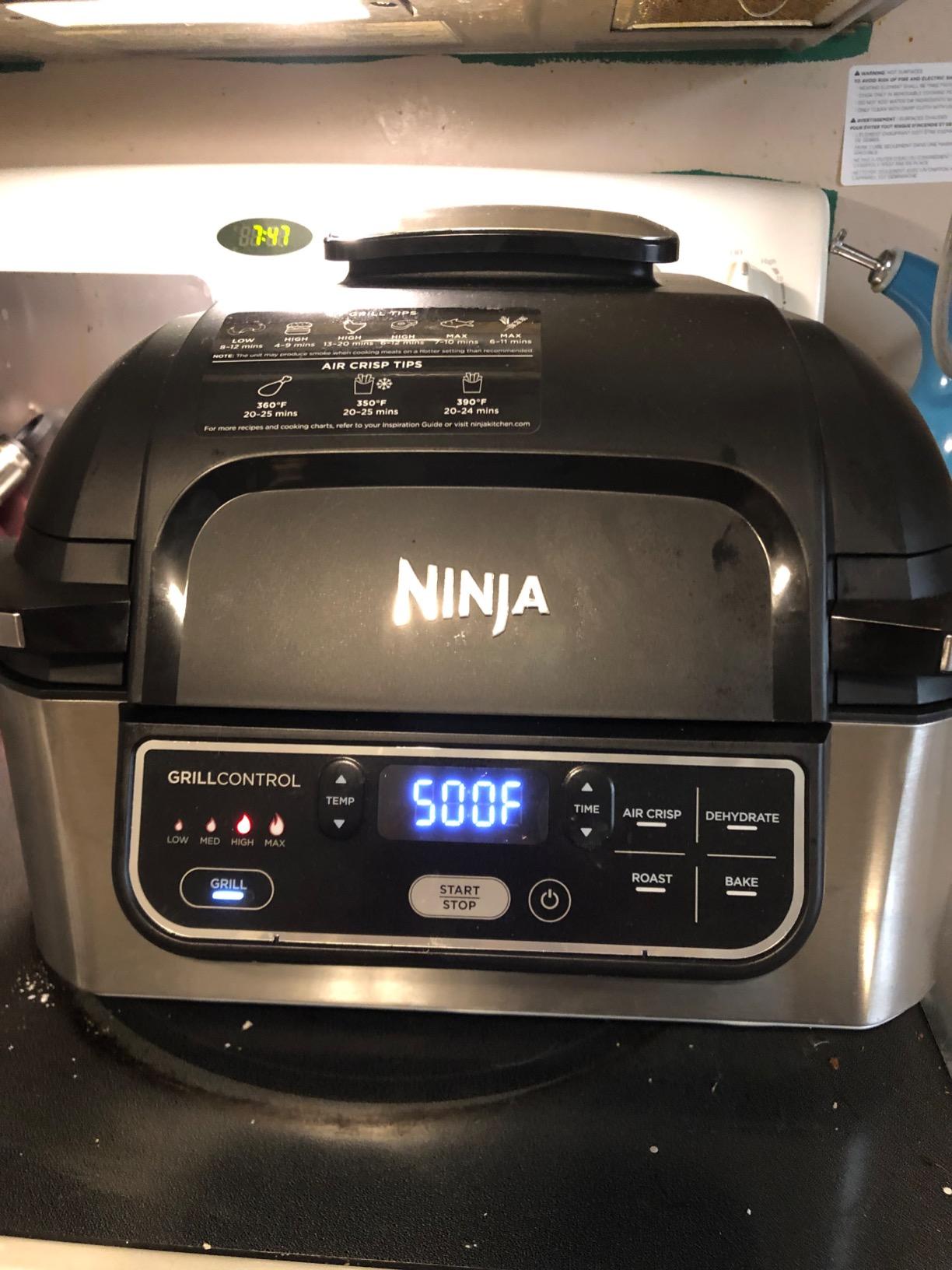 【Appliances】Ninja AG301 Foodi 5-in-1 Indoor Grill with Air Fry, Roast, Bake & Dehydrate
