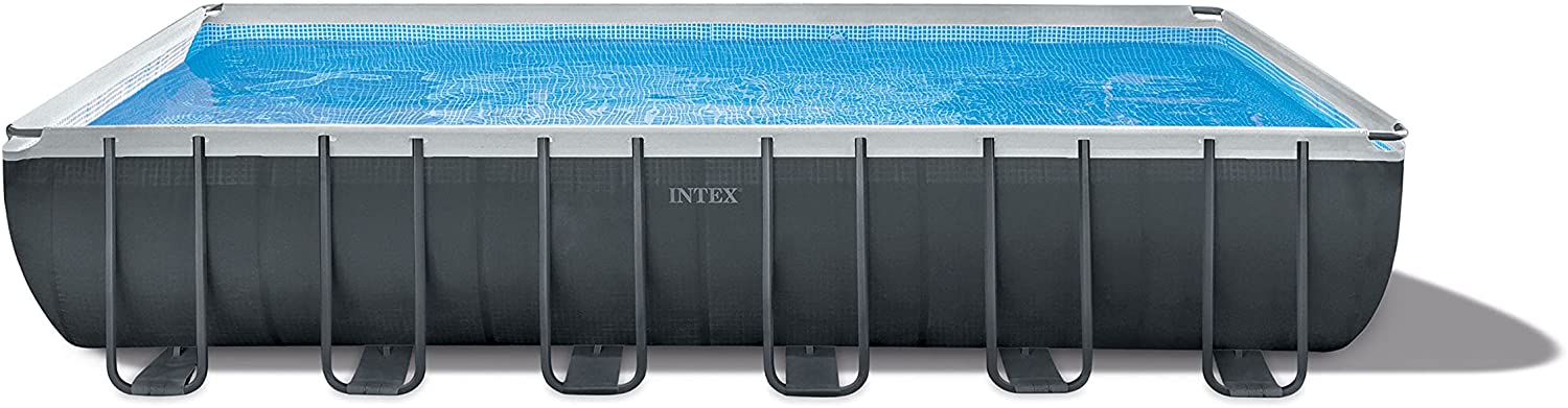 【Sports&Outdoors】INTEX Rectangular Ultra XTR Pool Set with Sand Filter Pump, Multi-Size