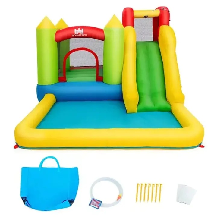 【Baby&Kids】9.2' x 11.5' bounce house with water slide (with pump)