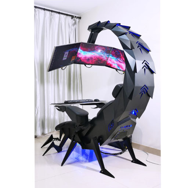 Gaming Chair Cockpit Zero Gravity Title Support 1-3 Monitors