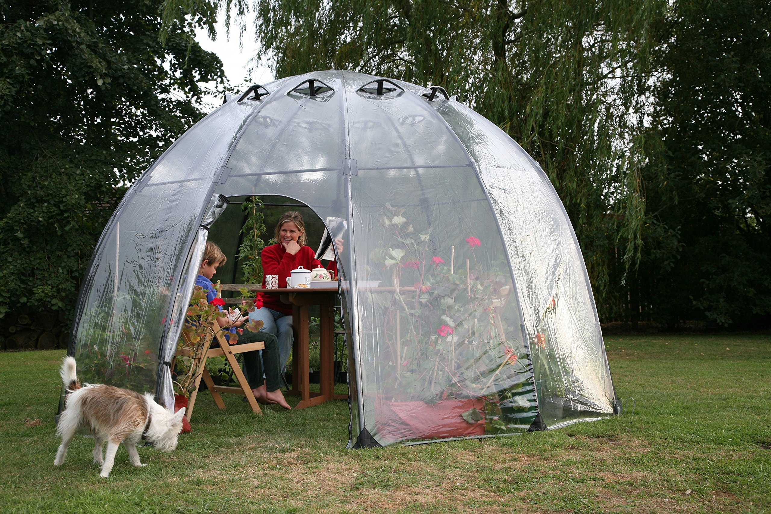 【Home&Garden】Haxnicks Garden Sunbubble Portable Outdoor Greenhouse, Garden Bed Cover & Igloo, Large