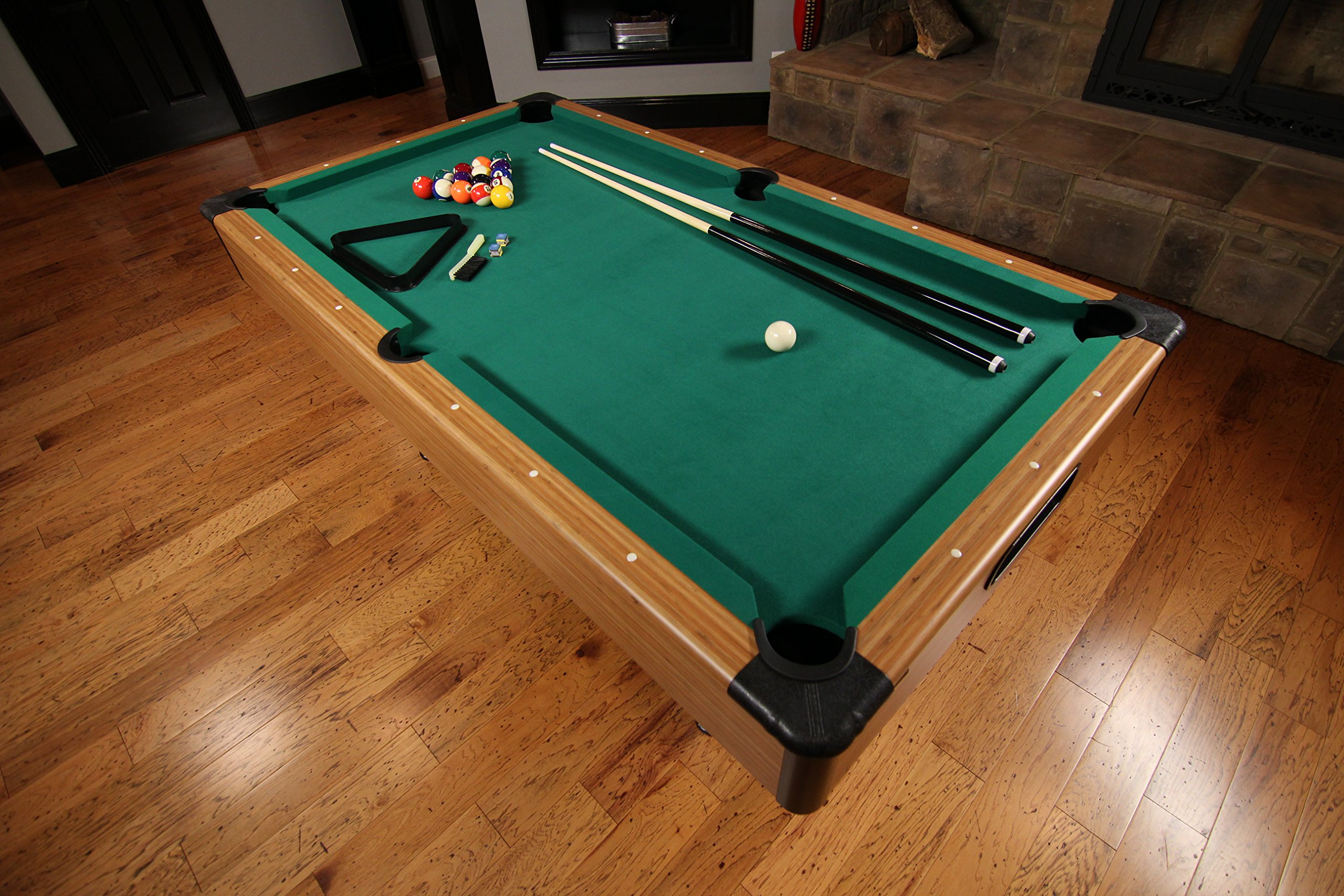 【Sports&Outdoors】Dynasty Space Saver 6.5' Billiard Table with Leg Levelers, Automatic Ball Return