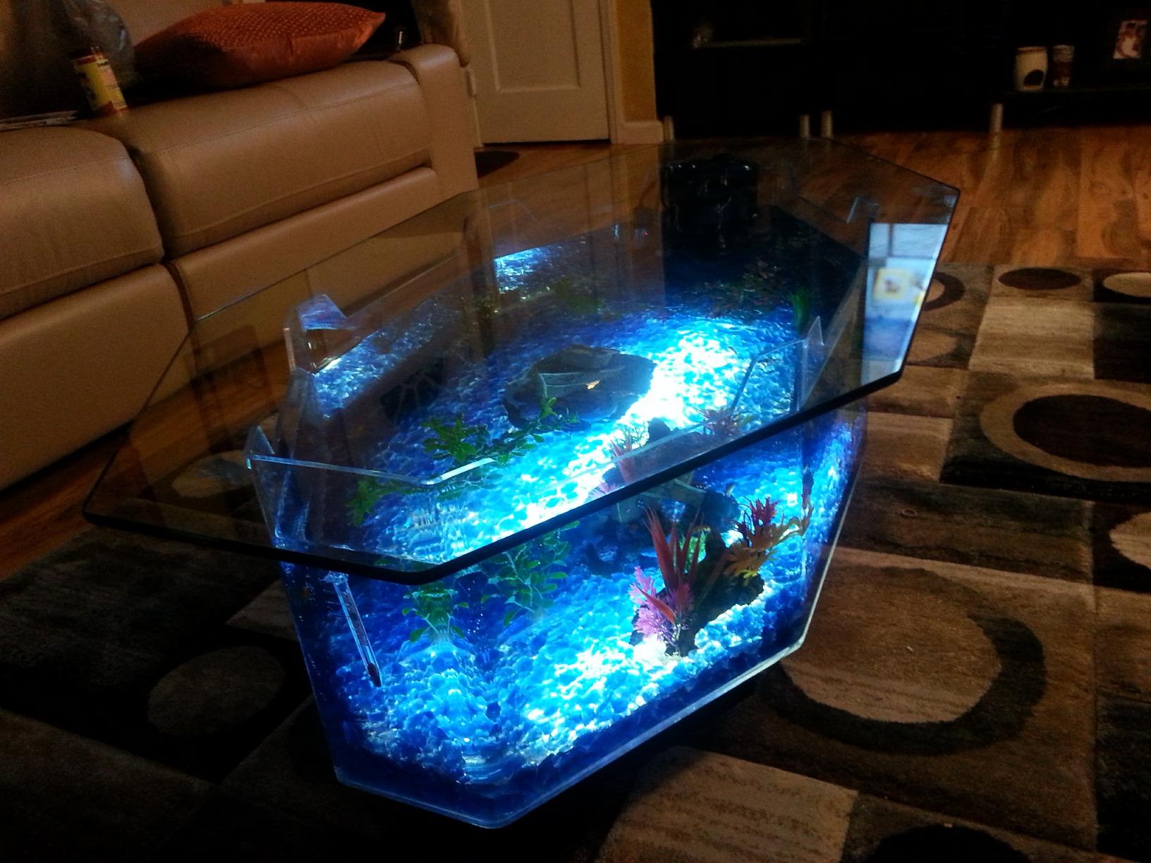 【Pet】28 Gallon AquaTable Aquarium Octagon