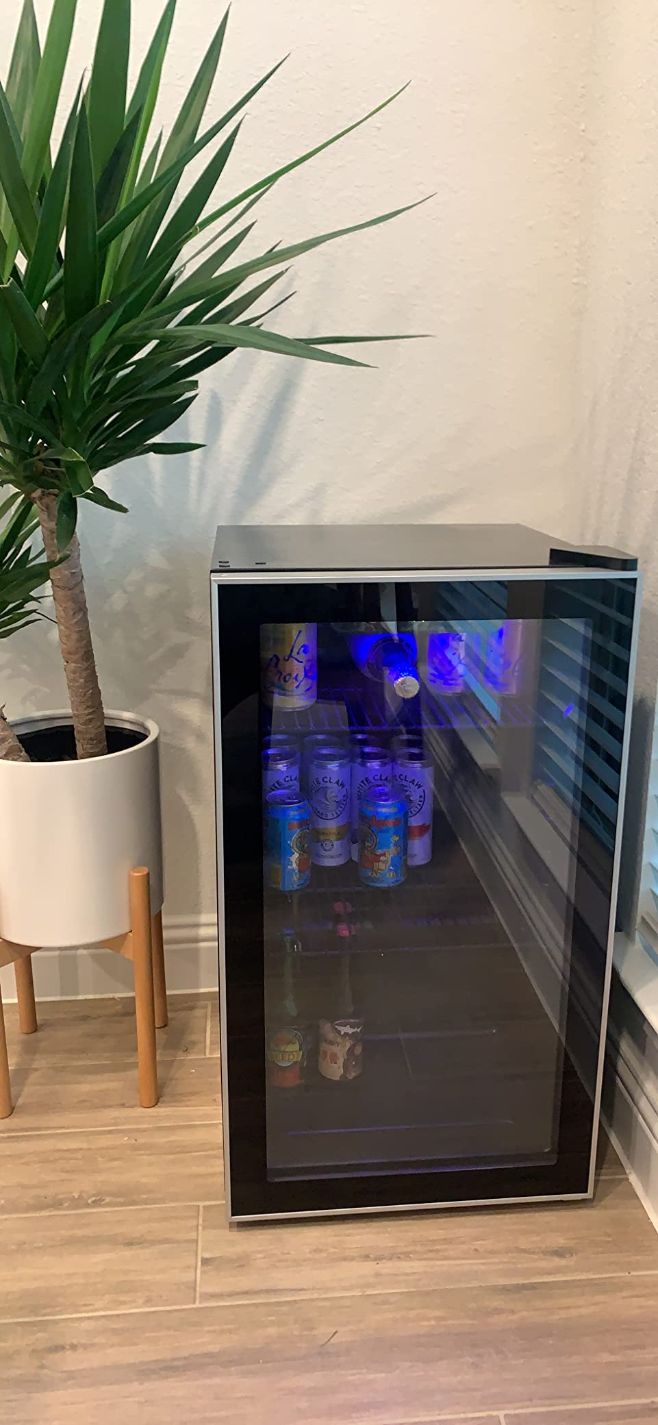 Antarctic Star 26 Bottle Wine Cooler/Cabinet Beverage Refrigerator Mini Wine Cellar Beer Soda