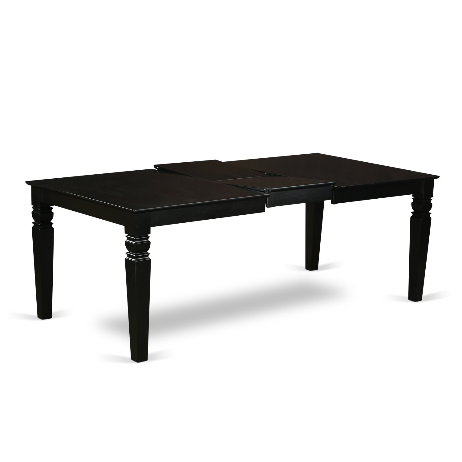 【Furniture】5Pc Rectangular 66/84 Inch Table with 18
