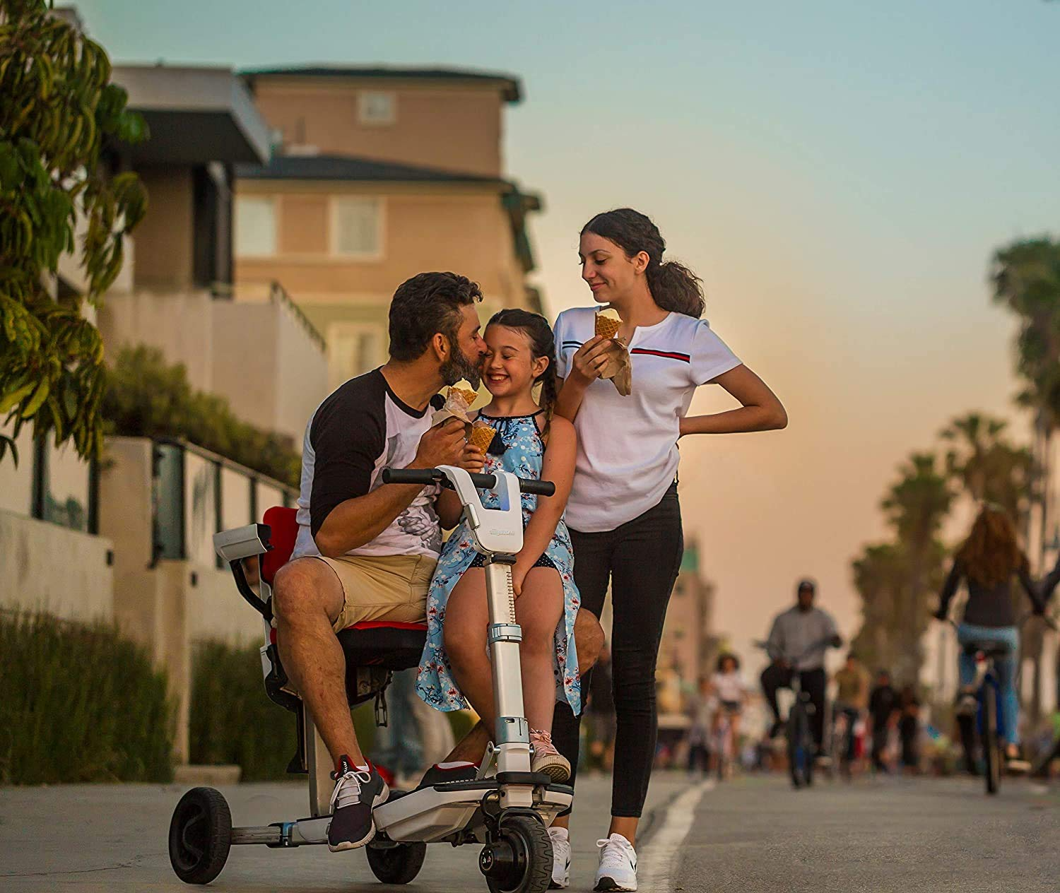 ATTO Folding Travel Powered Mobility Scooter by MovingLife, Full-Size Portable Electric Scooter