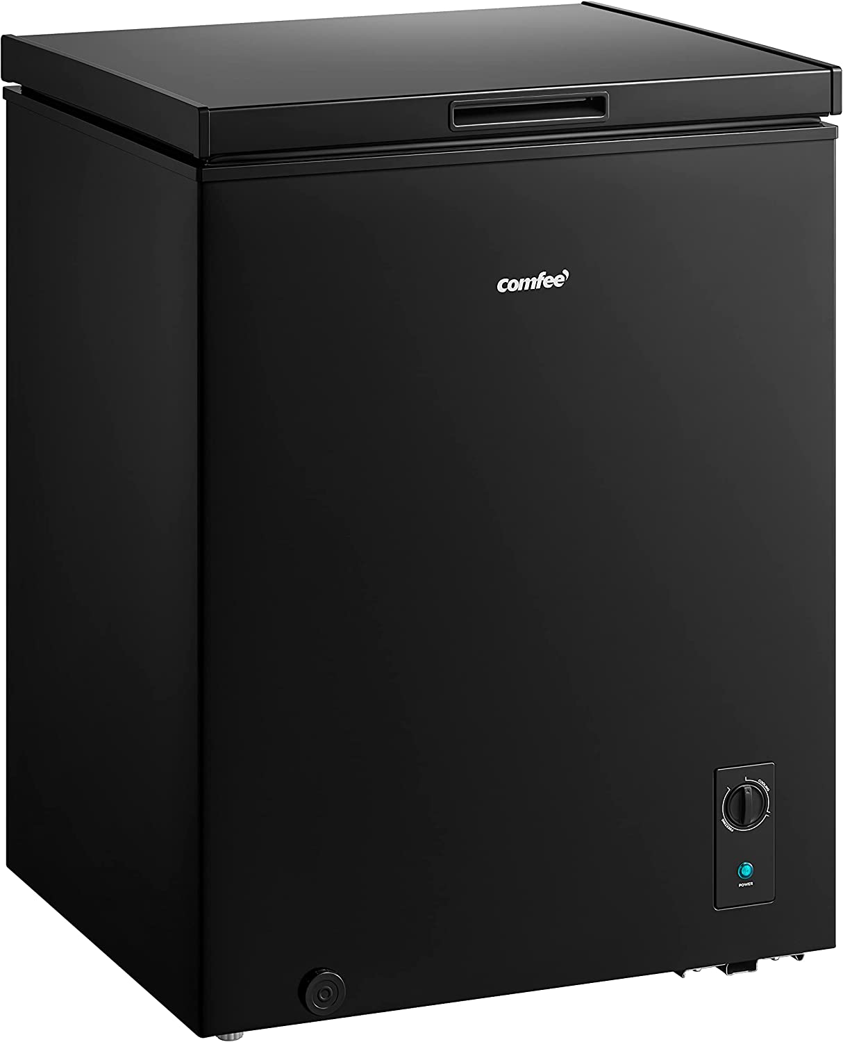 142L Freestanding White Chest Freezer with Adjustable Thermostats